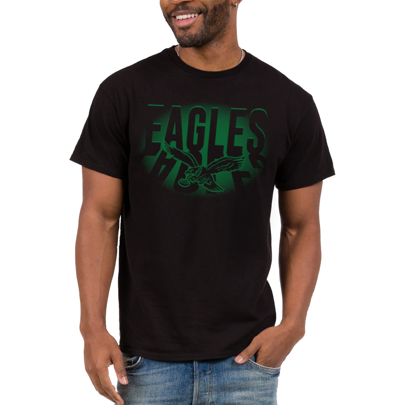 Junk Food Clothing x NFL Officially Licensed Team Spotlight Short Sleeve T-Shirt for Men & Women - Comfortable Fan Apparel for Game Day, Tailgating & Casual Wear