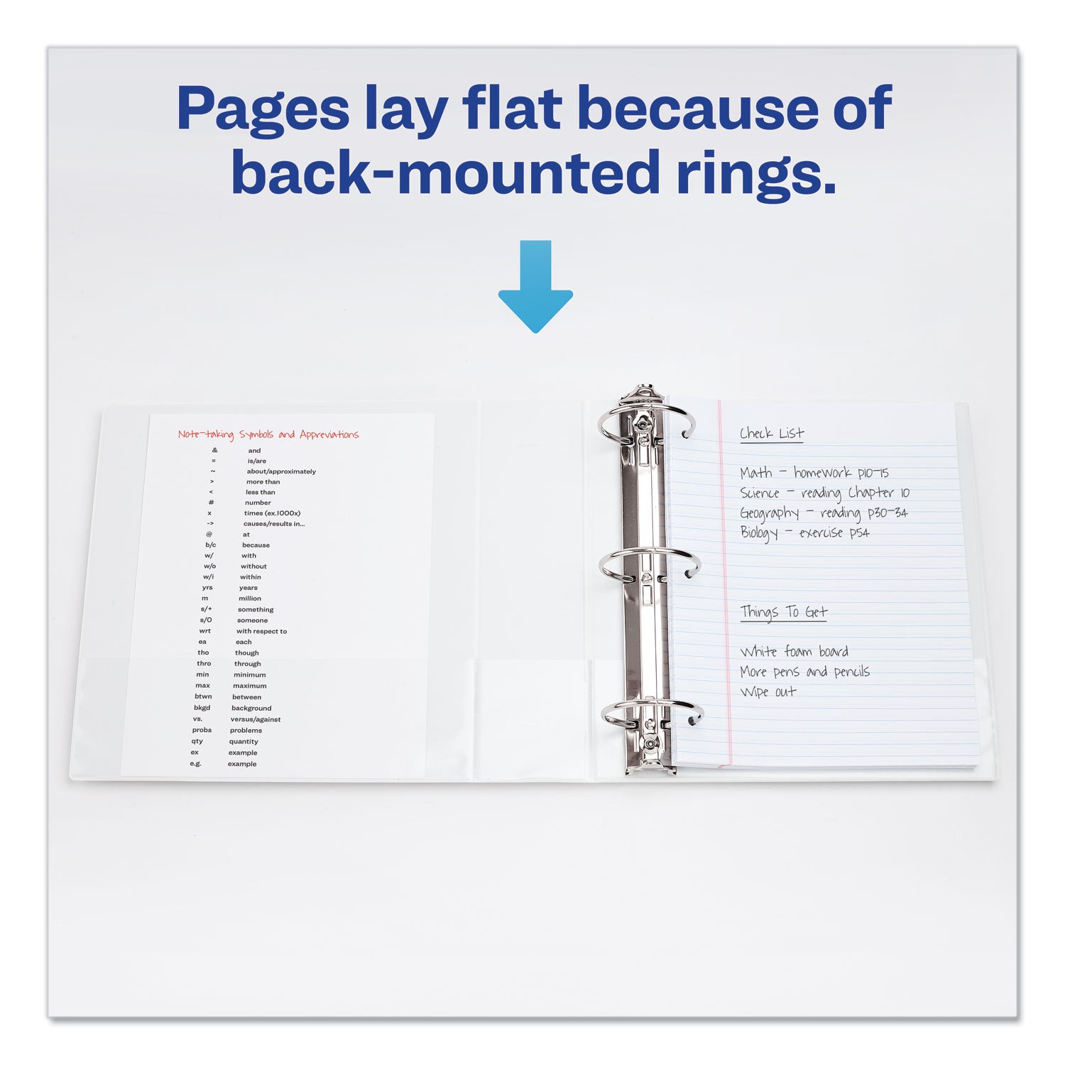 Avery Economy 3-Ring Binder with Round Rings - 1