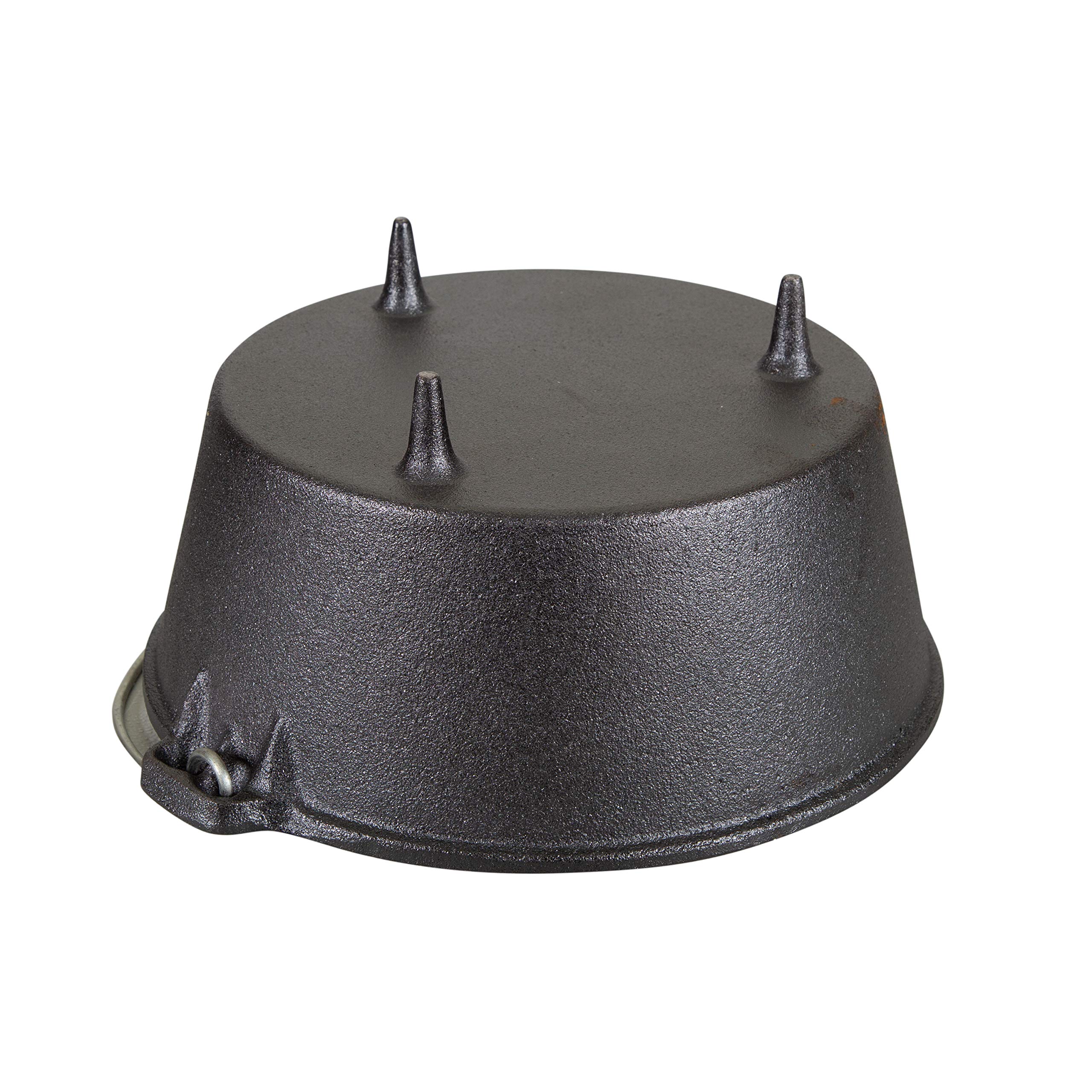 Stansport Pre-Seasoned Cast Iron Dutch Oven - 5.5 Quart Enameled Pot for Camping, Baking & Outdoor Cooking - Perfect for Stews, Bread & Dutch Oven Recipes