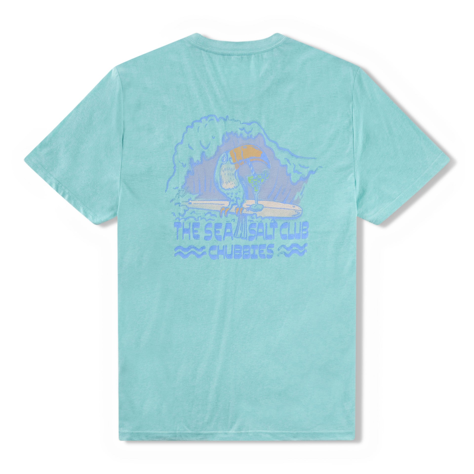 Chubbies The Sip, Sip, Hooray T-Shirt - Open Green | Funny Drinking Graphic Tee for Men | Perfect for Parties, Bar Hopping & Casual Outings