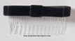 Elegant Straight Velvet Hair Ribbons on Combs - Perfect for Bridal, Prom & Special Occasion Hairstyles