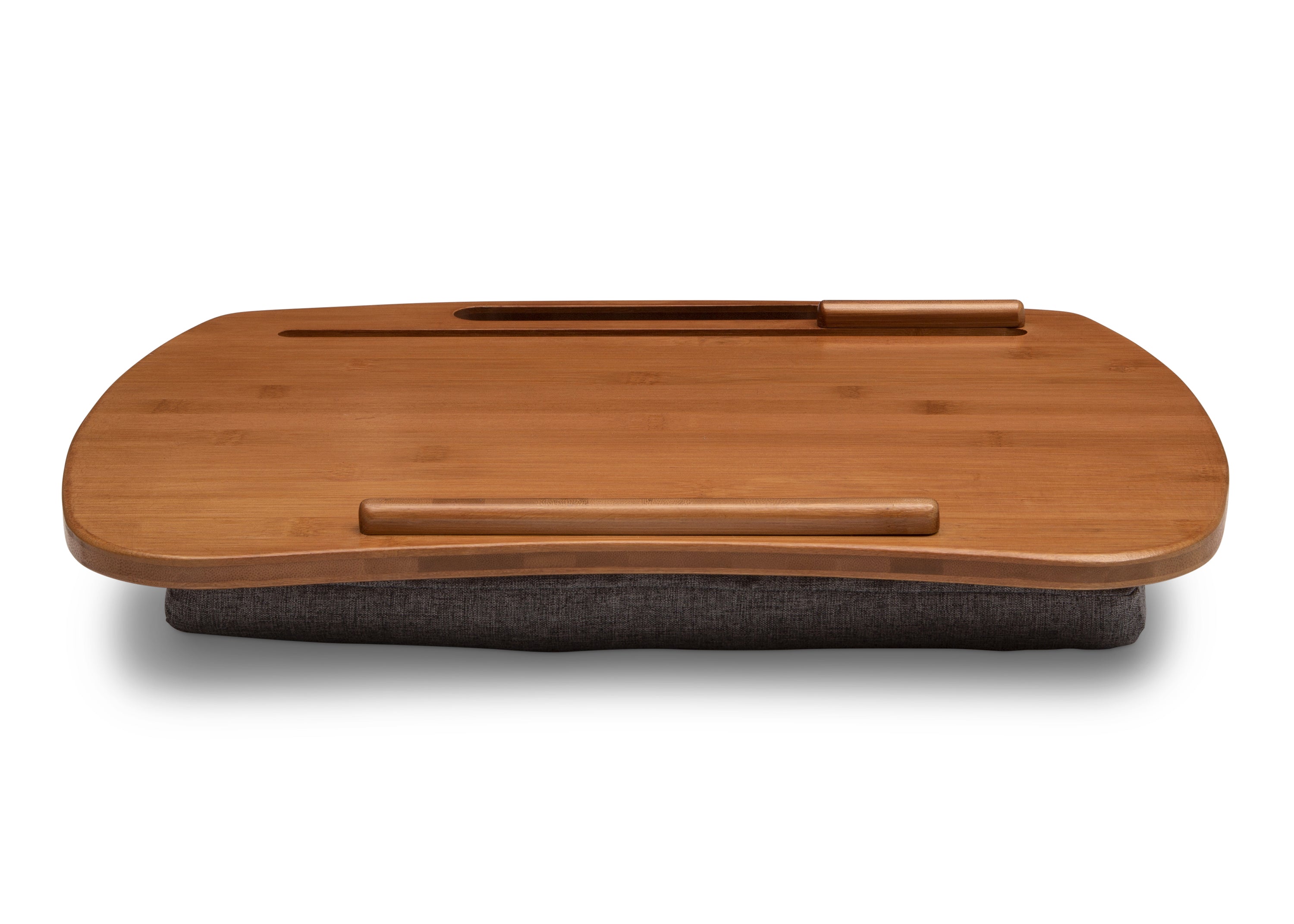 Cozy Fluffy Chair & Bamboo Lap Desk Set for Home Office, Study, or Relaxation - Perfect for Reading, Working, and Lounging