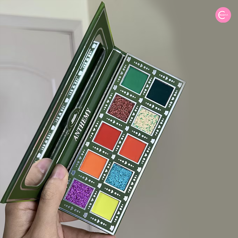 Anthemy Living Creatures Compendium 2.0 Moon Series - Dart Frog & Chameleon Eyeshadow Palette | Vegan Makeup for Party, Cosplay & Fantasy Looks