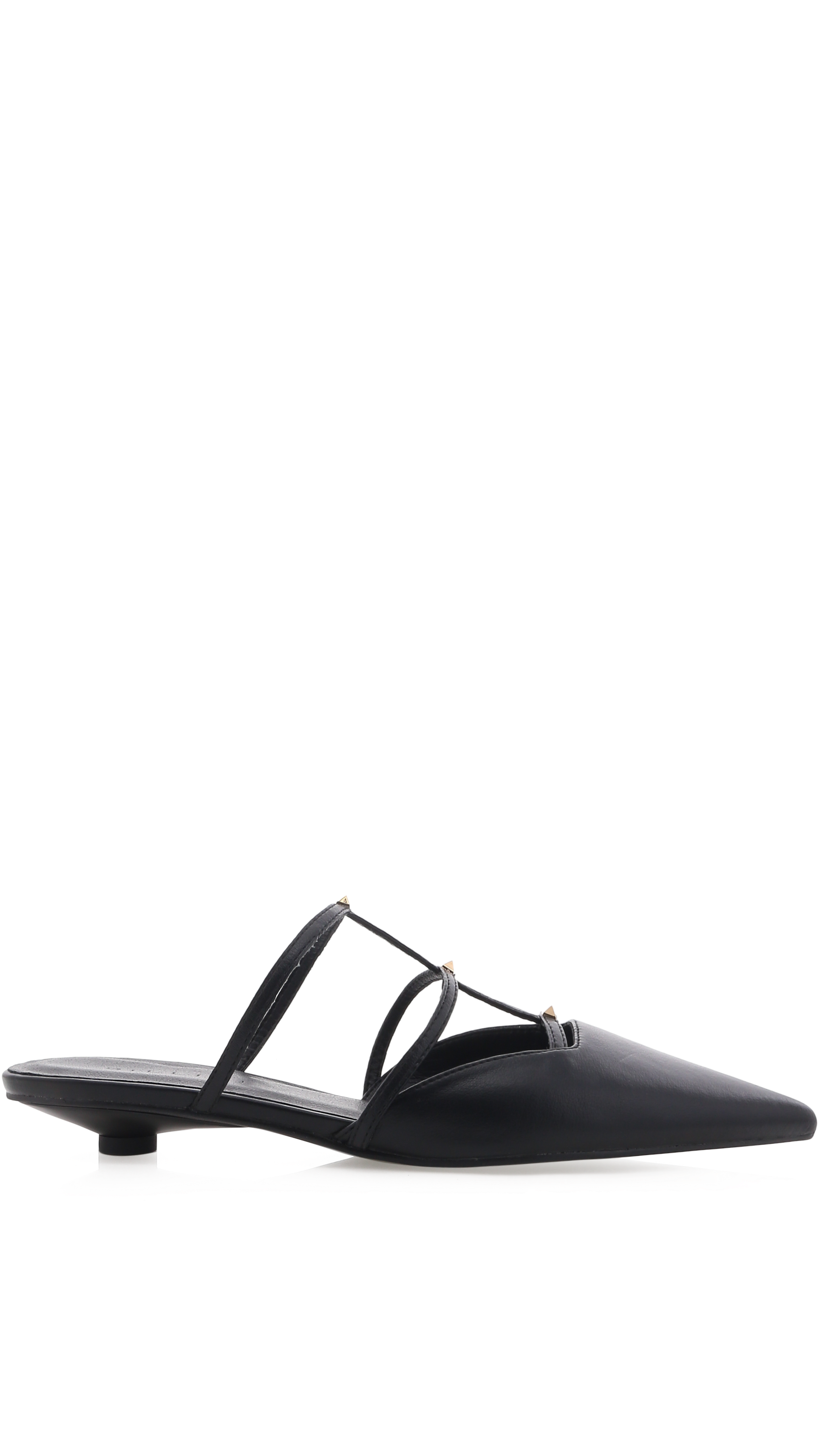 Carver Ballet Flats for Women - Comfortable Black Leather Pointed Toe Ballet Shoes | Perfect for Work, Office, and Casual Wear