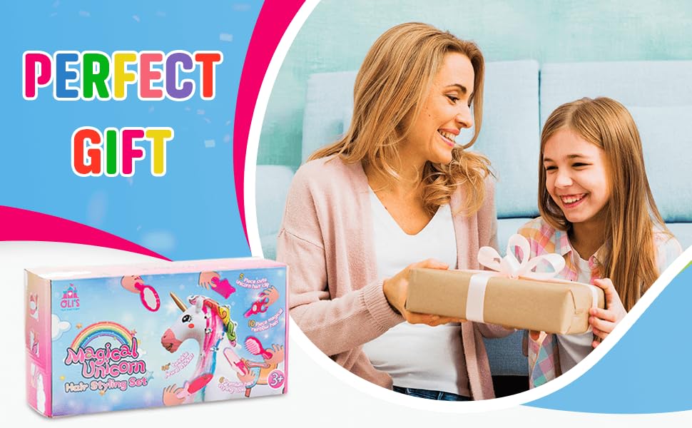 Inflatable Unicorn Hair Makeup Set - Magical Play for Kids