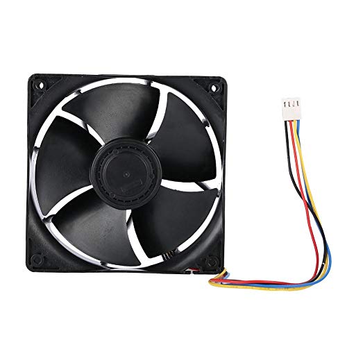 High-Speed PWM Cooling Fan 7000RPM with 4-Pin Connector | 250.3CFM Wind-Force Cooling System | Dual Ball Bearing for Antminer Mining Rigs | Perfect for Cryptocurrency Mining, PC Cooling & Server Heat Dissipation