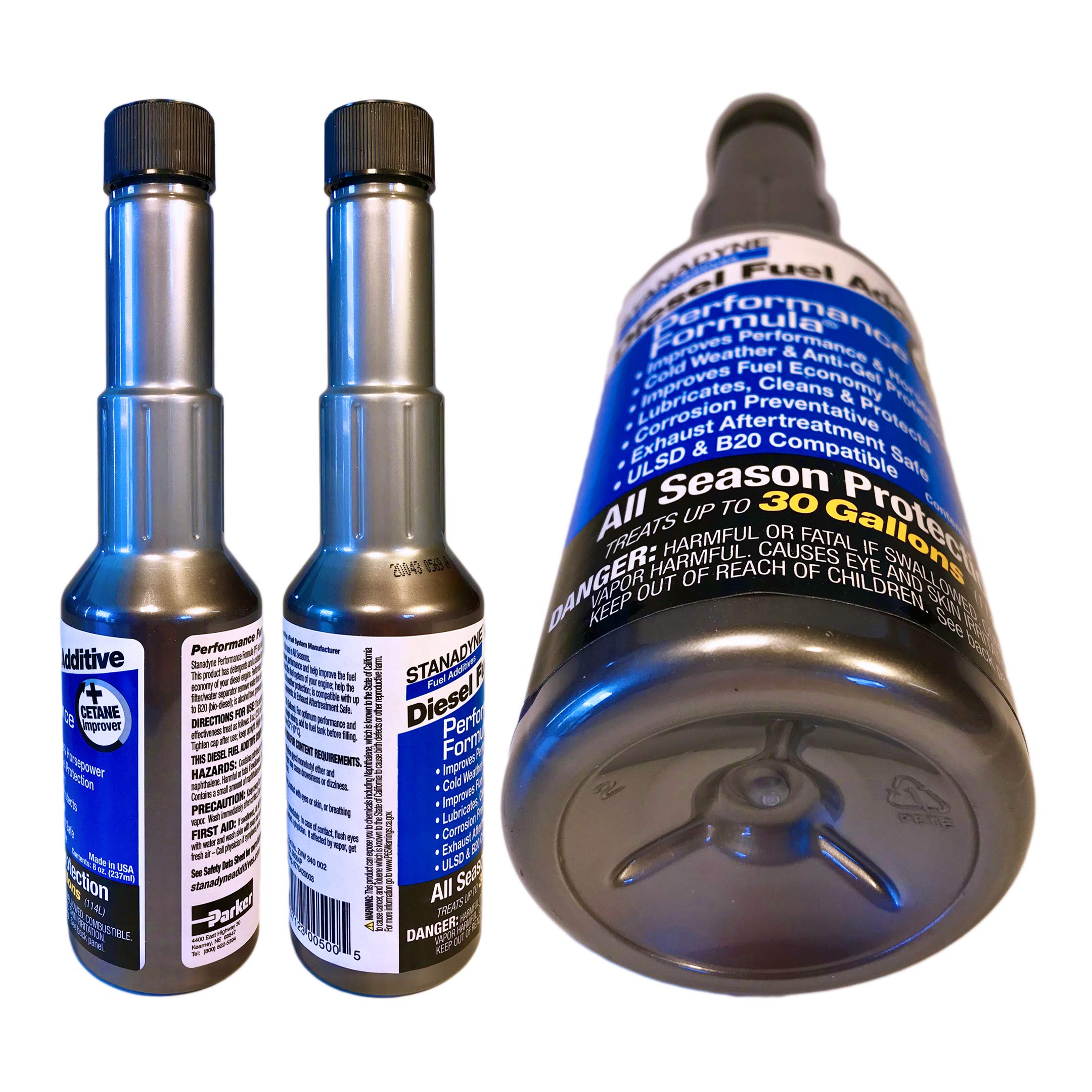 Stanadyne 38564 Performance Formula Diesel Fuel Additive - 8 oz (4 Bottles) | Improves Fuel Efficiency & Engine Performance for Trucks, Heavy Equipment & Diesel Vehicles