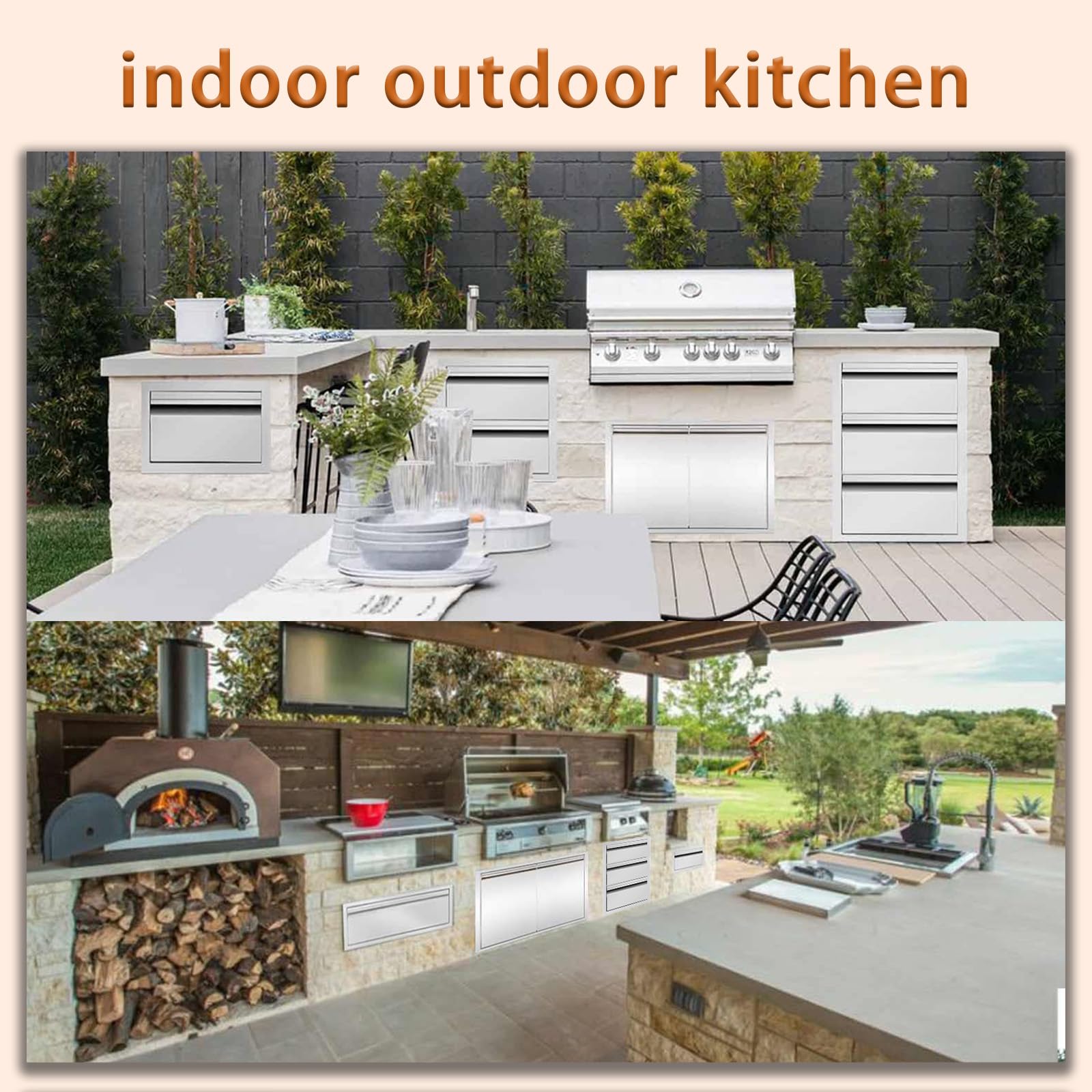 Stainless Steel Outdoor Kitchen Drawers 16