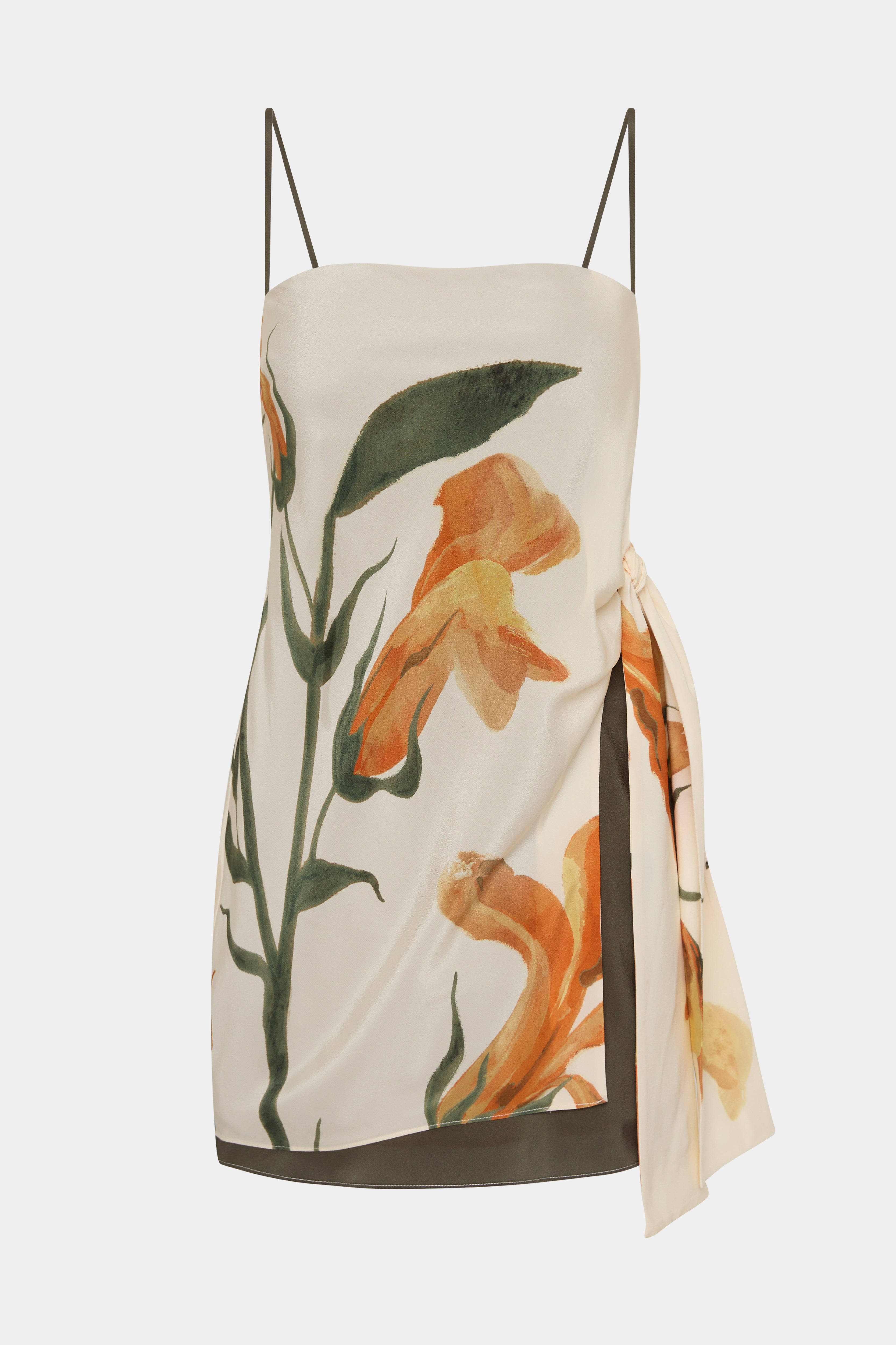 Constance Tie Mini Dress - Elegant Women's Party Cocktail Dress for Evening Events & Night Out