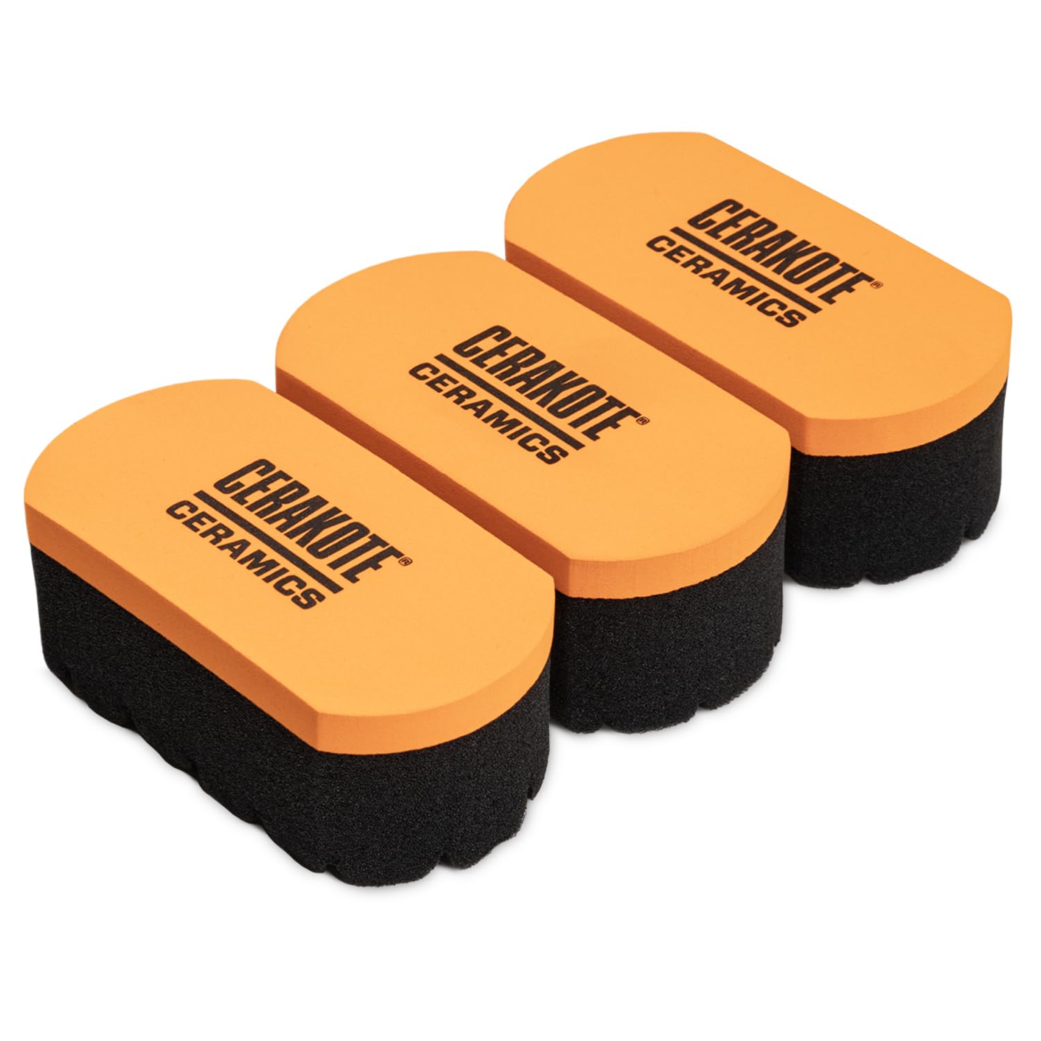 CERAKOTE Foam Applicator Pad (Pack of 3) - Premium Durable Foam Material for Automotive Tire Coatings - Textured Surface for Even Application - Perfect for Car Detailing & Tire Protection
