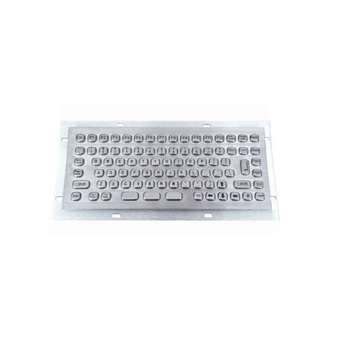 KBS PC MINI1 Compact Stainless Steel Mechanical Keyboard with FN Keys - Perfect for Office, Gaming & Travel Use