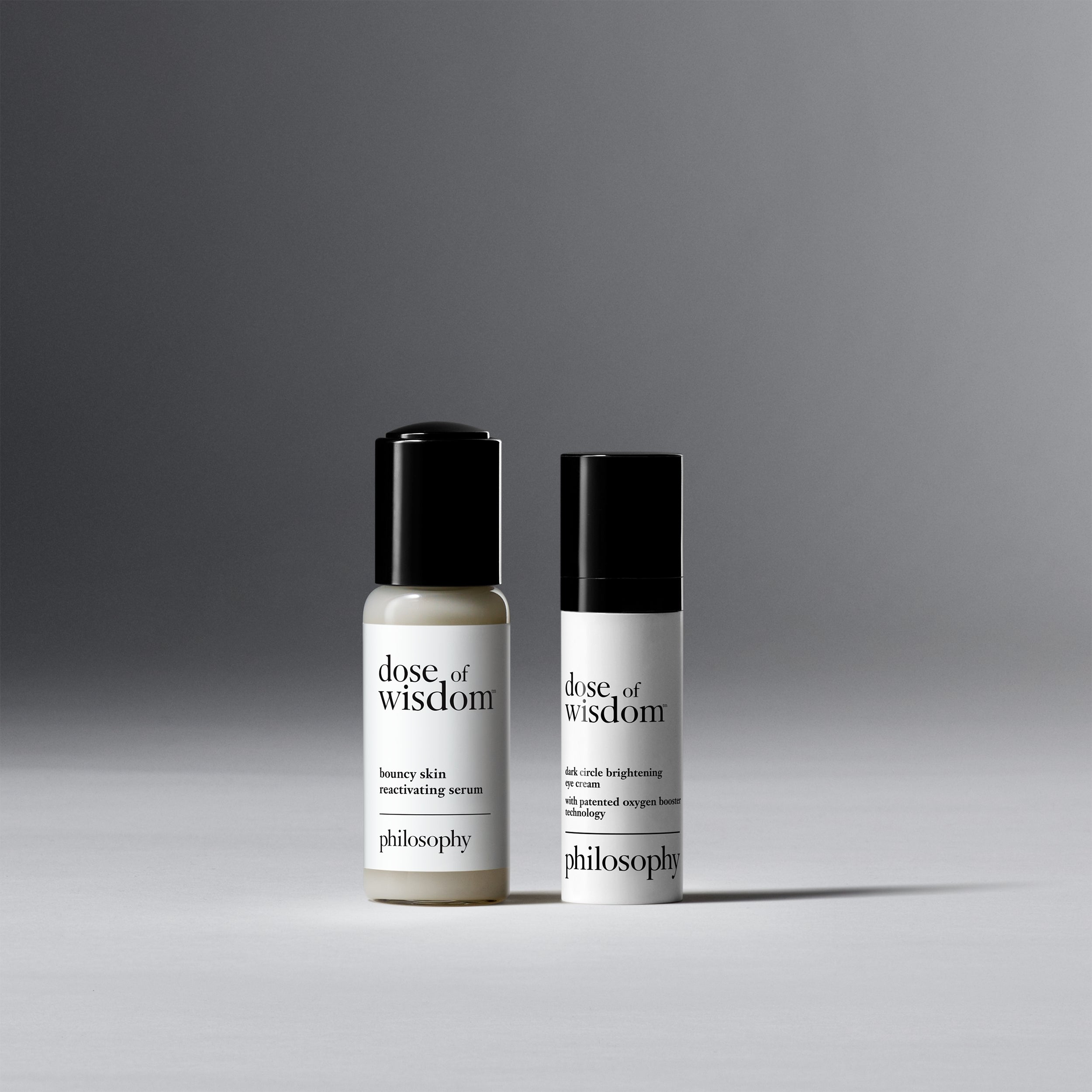 Bright Eyes & Bouncy Skin Holiday Skincare Duo - Anti-Aging Eye Cream & Hydrating Face Serum Gift Set for Christmas, Party & Special Occasions