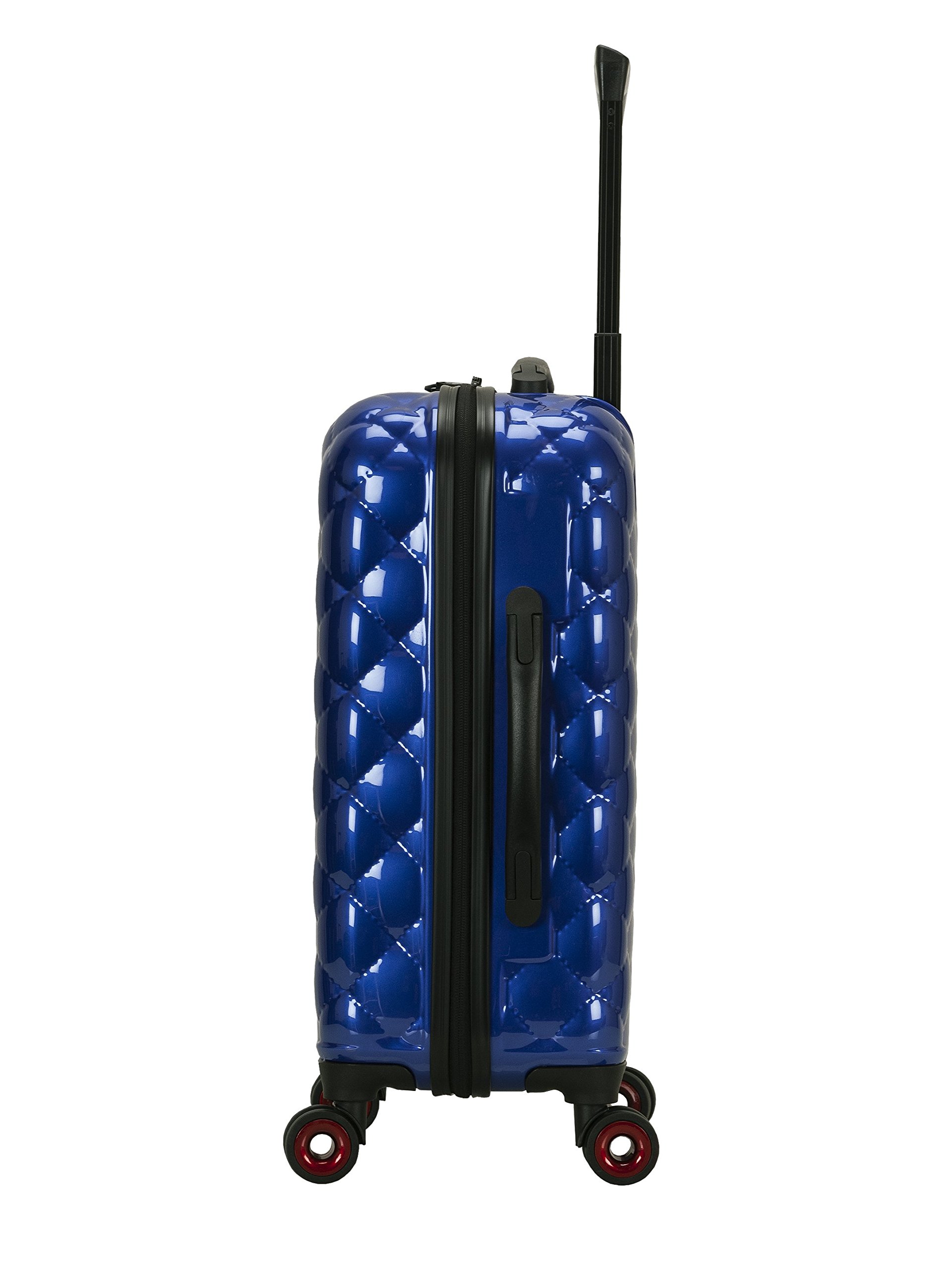 Rockland Expandable Hardside Spinner Wheel Luggage Set - 3-Piece (20/24/28 Inch) Blue Suitcase for Travel, Business Trips & Family Vacations | Durable Lightweight Luggage with 360° Wheels & TSA Lock