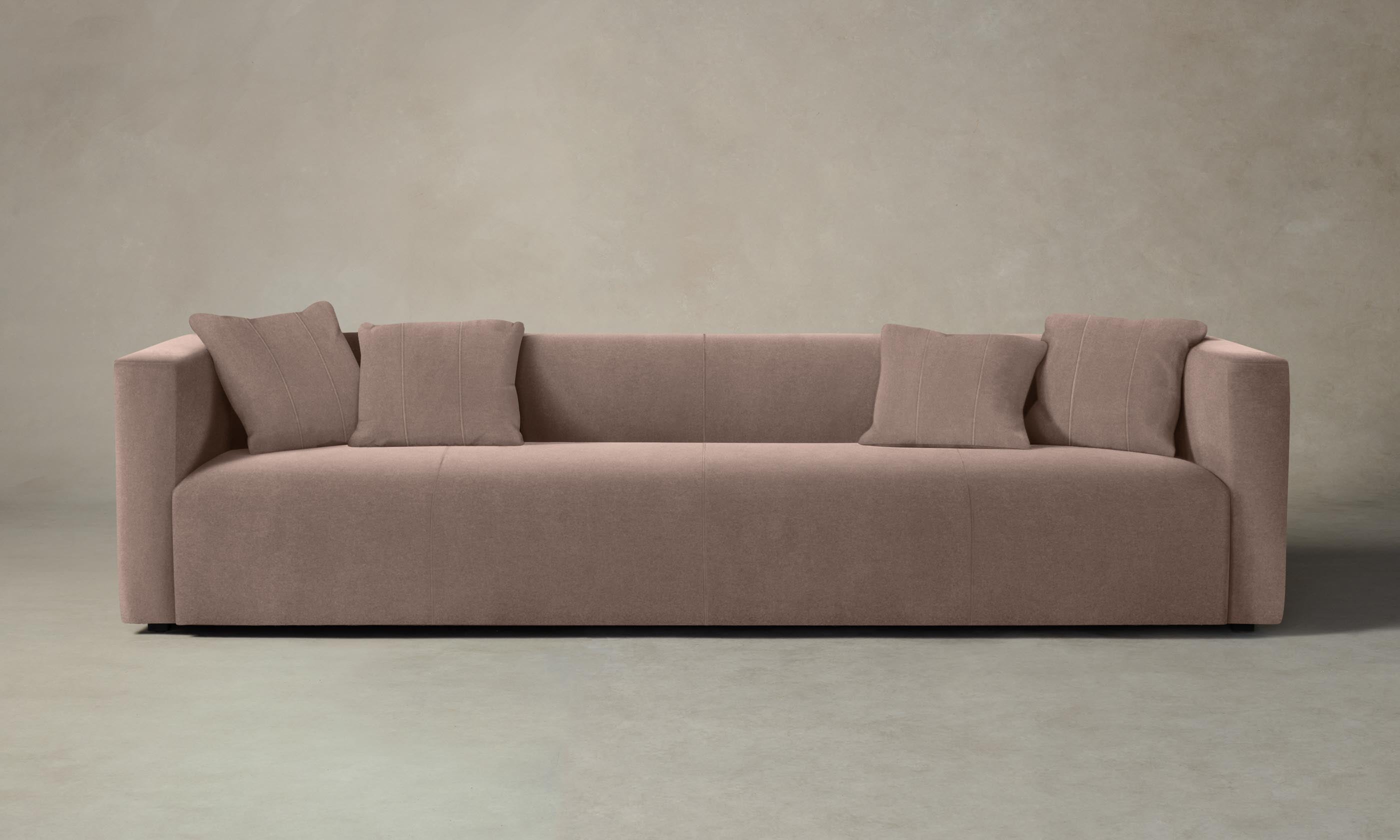 Luxury Mohair Peony Breuer Sofa - Mid-Century Modern Tufted Couch for Living Room, Lounge & Office - Premium Comfort & Stylish Design