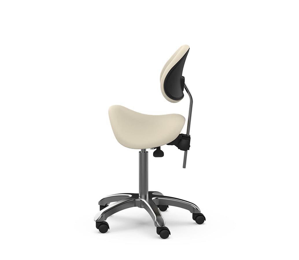 Professional Adjustable Beautician & Salon Stool (1025A) - Perfect for Hair Styling, Nail Art, and Makeup Application