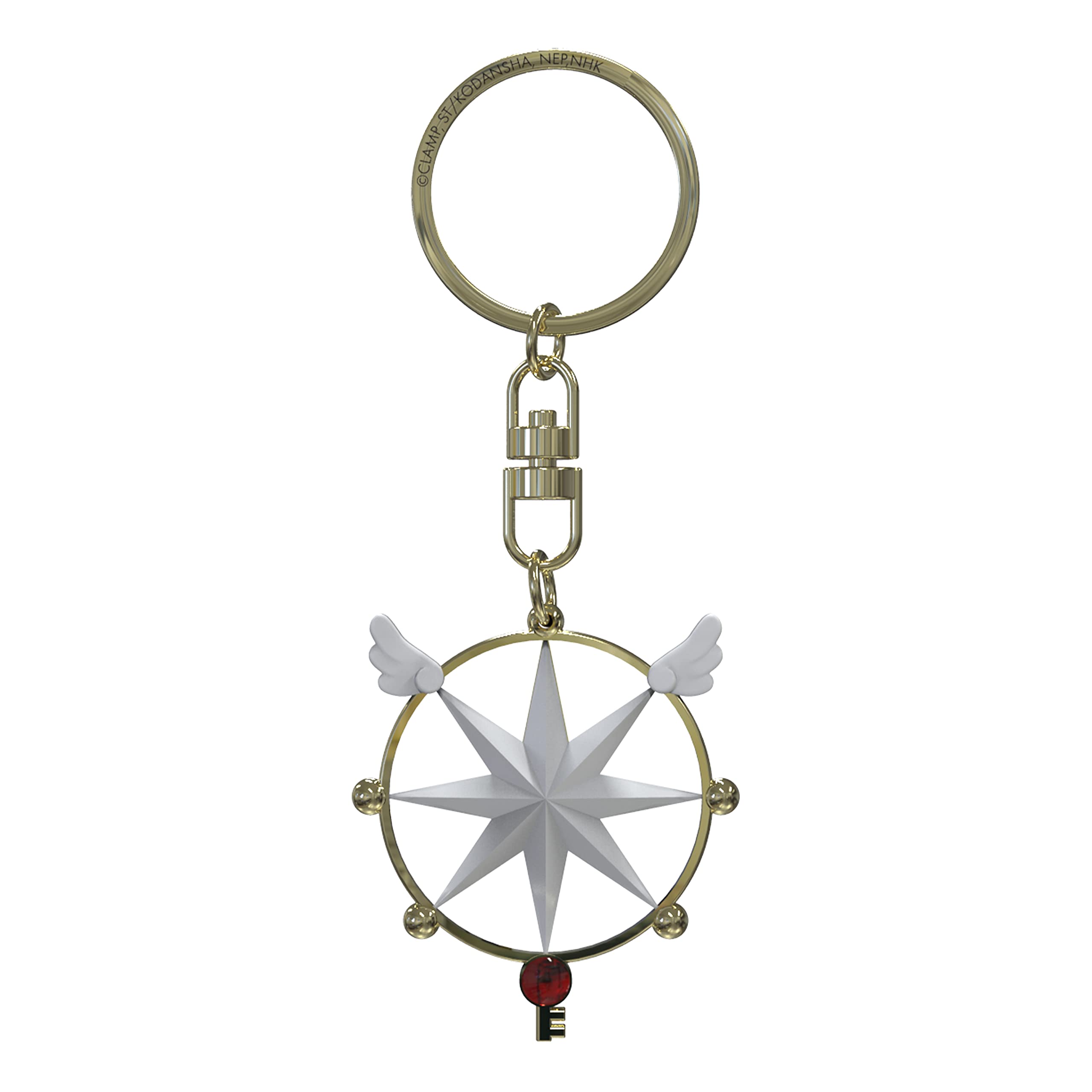 ABYSTYLE Cardcaptor Sakura Dream Key 3D Metal Keychain - Anime Manga Collectible Accessory - Perfect Gift for Fans - Use for Backpacks, Keys, or Cosplay