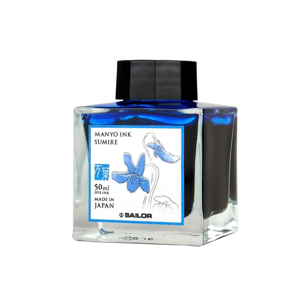 Sailor Manyo Ink Bottle - 50ml Premium Fountain Pen Ink for Calligraphy, Journaling & Art - Vibrant Colors & Smooth Flow for Writing Enthusiasts