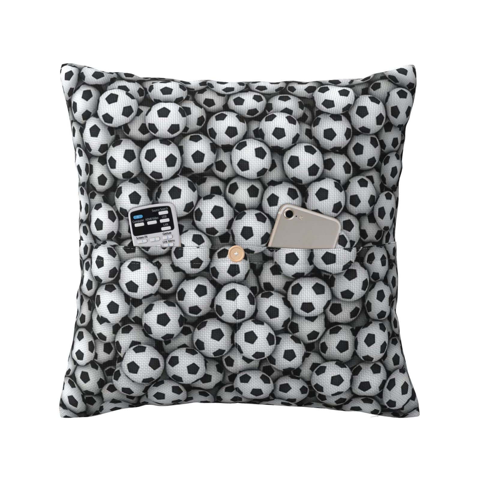 Football Themed Decorative Throw Pillow Covers - 16