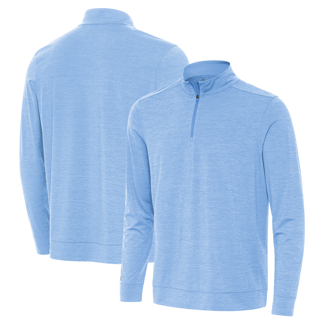 Men's Antigua Bright 1/4 Zip Pullover with New Horizons Embroidery - Lightweight Performance Fleece for Golf, Hiking & Outdoor Activities