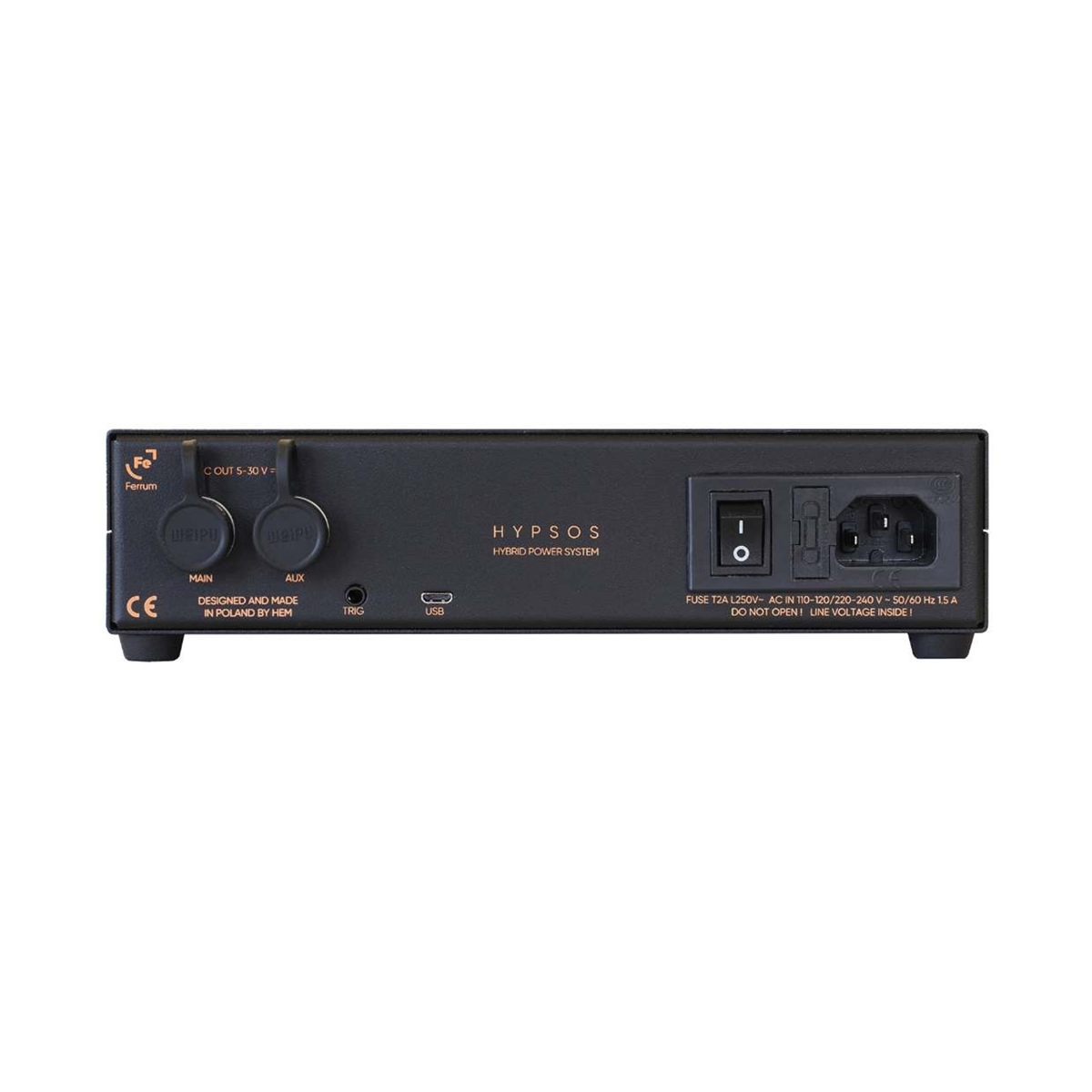 Ferrum Hypsos Dual Output Power Supply System - High Precision Audio Power for DACs & Amplifiers | Perfect for Home Studio & Audiophile Setups