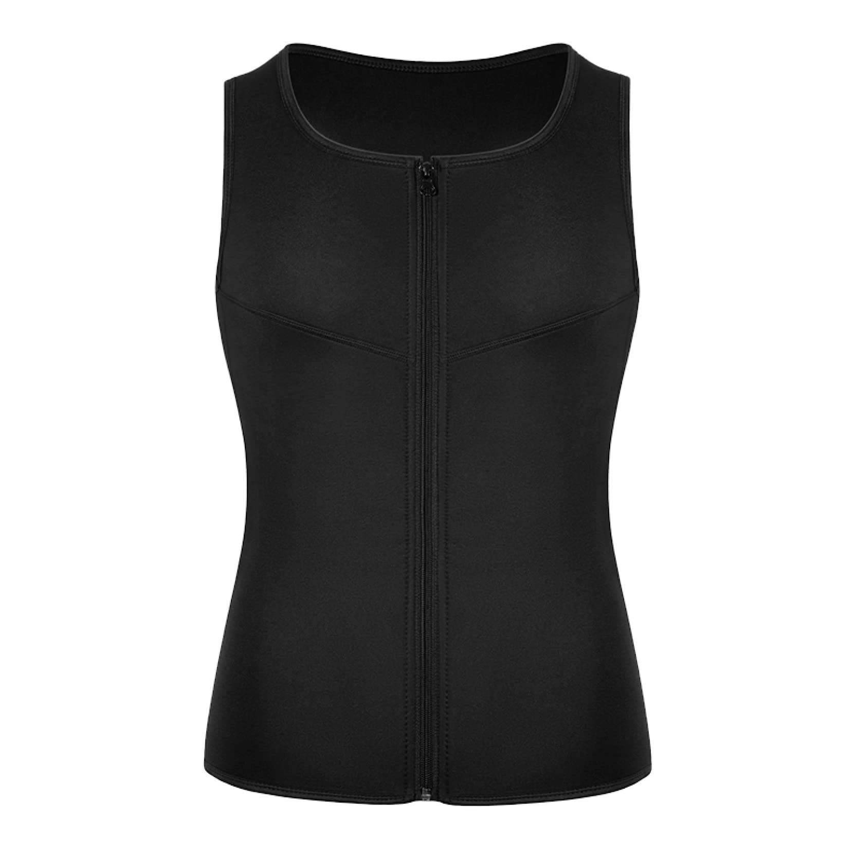 EBRICON Men's Waist Trainer & Slimming Vest - Tummy Fat Burner Corset for Weight Loss, Sauna Sweat Workout Shaper - Perfect for Gym, Running & Postpartum Recovery