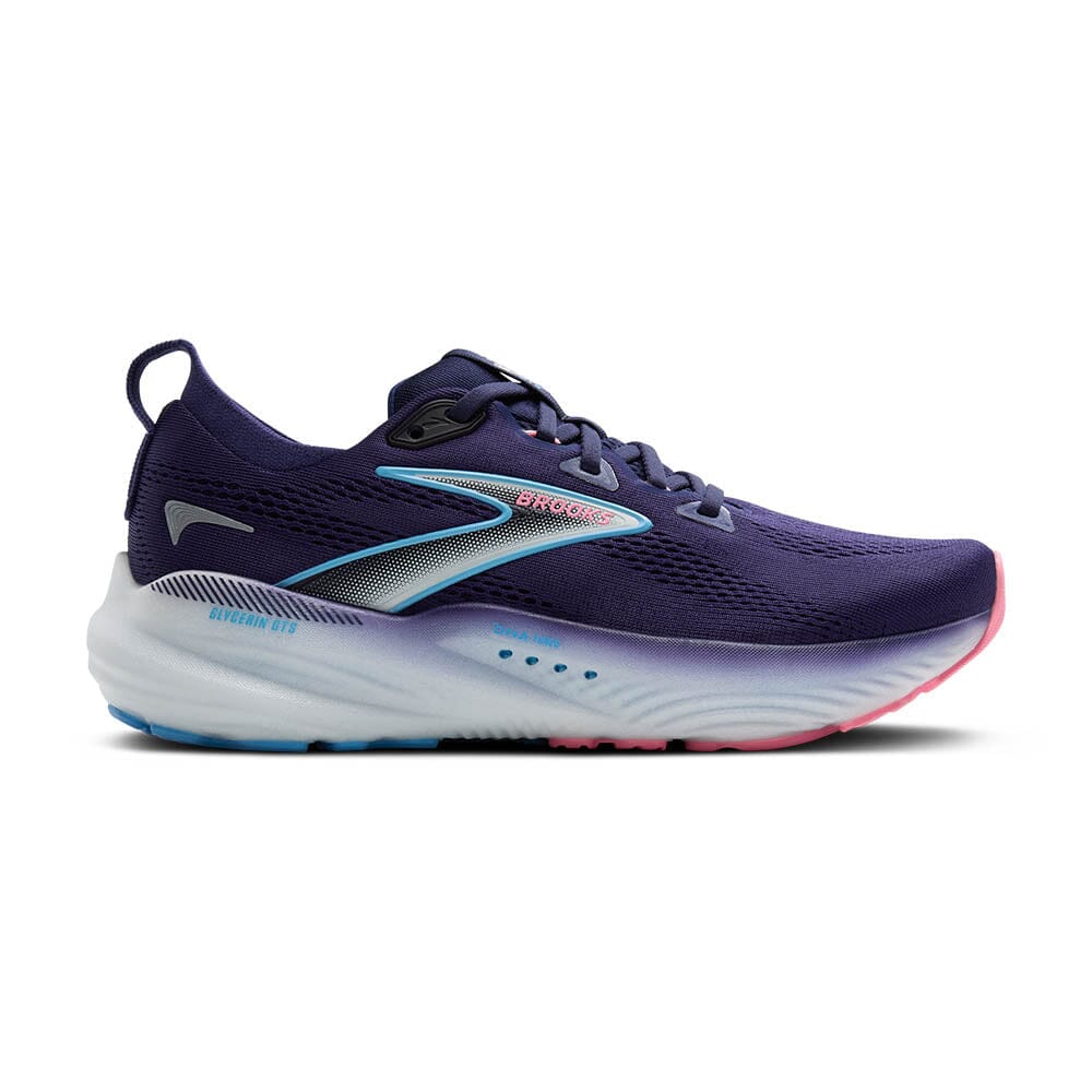 Brooks Glycerin GTS 22 Women's Running Shoes - Medium & Wide Width - Cushioned Support for Long-Distance Running & Daily Training