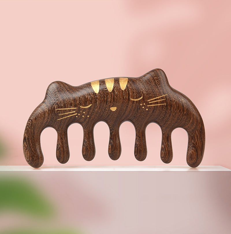 Pet Grooming Brush for Cats - Soft Silicone Scalp Massager for Relaxation & Stress Relief - Perfect for Bonding & Shedding Control