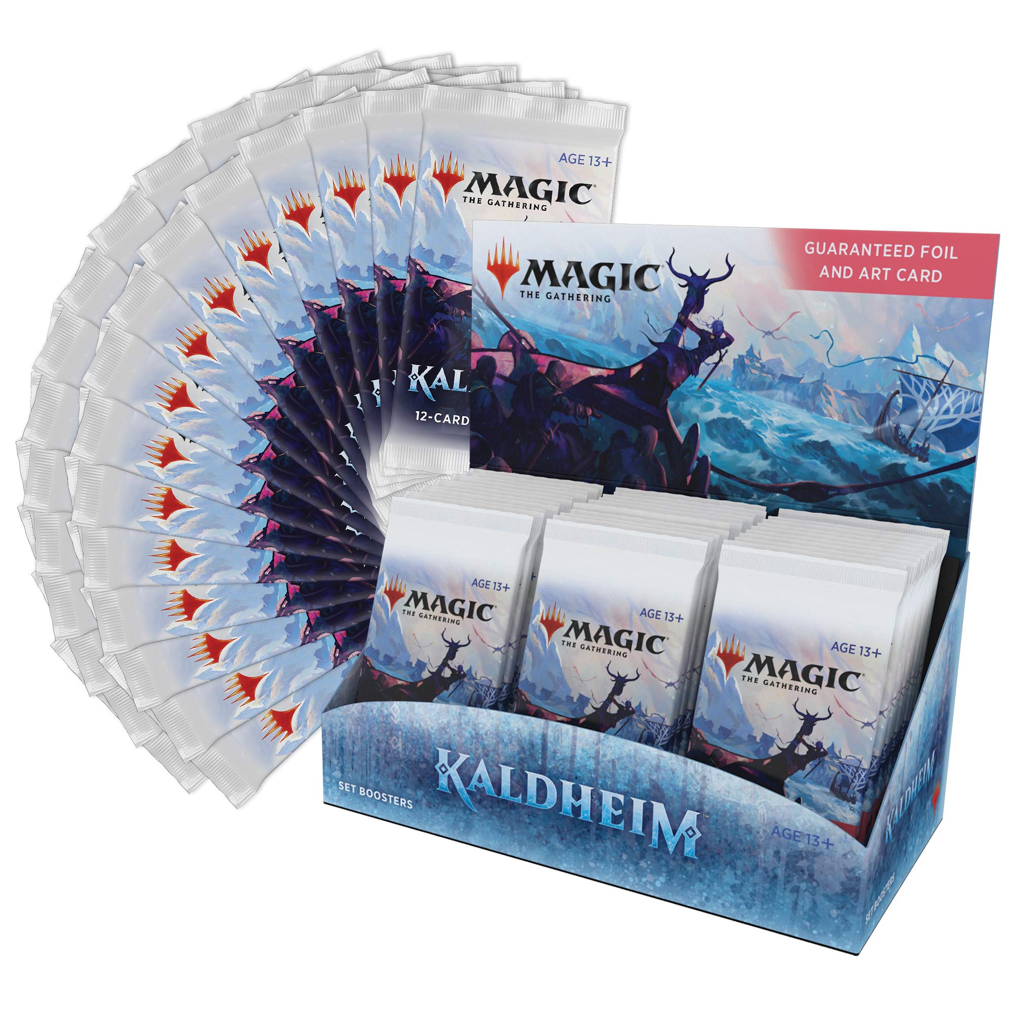 Magic: The Gathering Kaldheim Set Booster Box - 30 Packs (360 Cards) | Wizards of The Coast | Collectible Trading Card Game for Deck Building & Tournaments