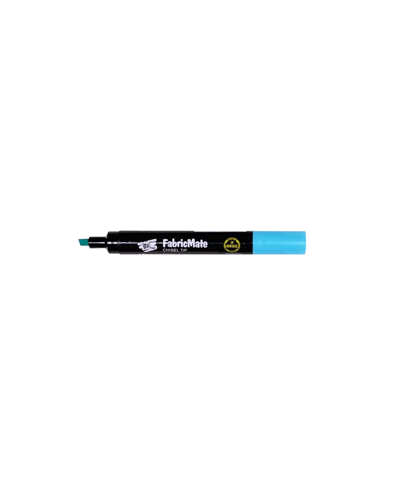 FabricMate Chisel Tip Fabric Marker Pen - Turquoise (NFP30NC) for Sewing, Quilting, and Fabric Marking | Ideal for DIY Crafts and Fabric Projects