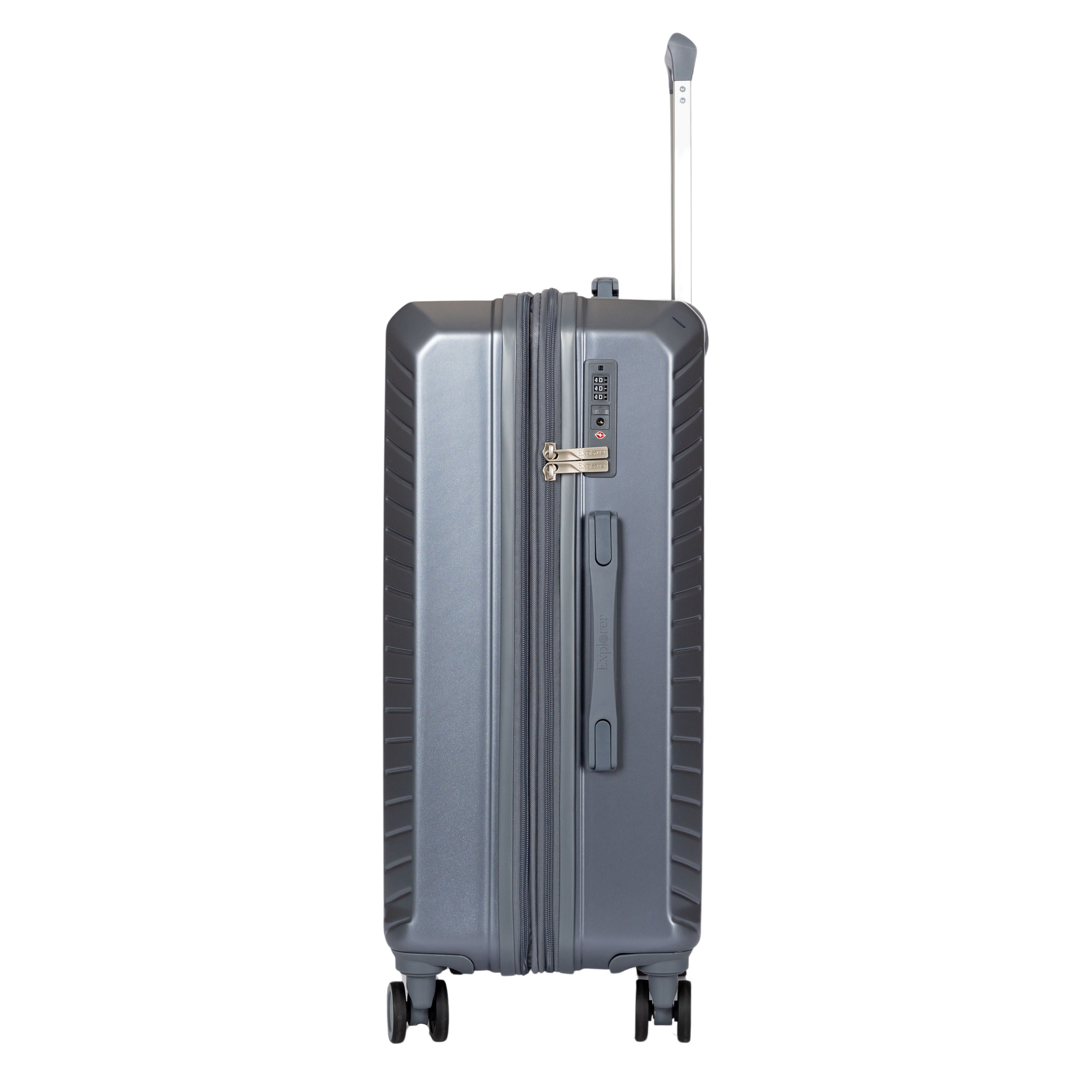 Explorer Passport Anti-Theft Expandable 2-Piece Luggage Set (Carry-On & Medium Checked Bag) - Perfect for Business Travel & Family Vacations