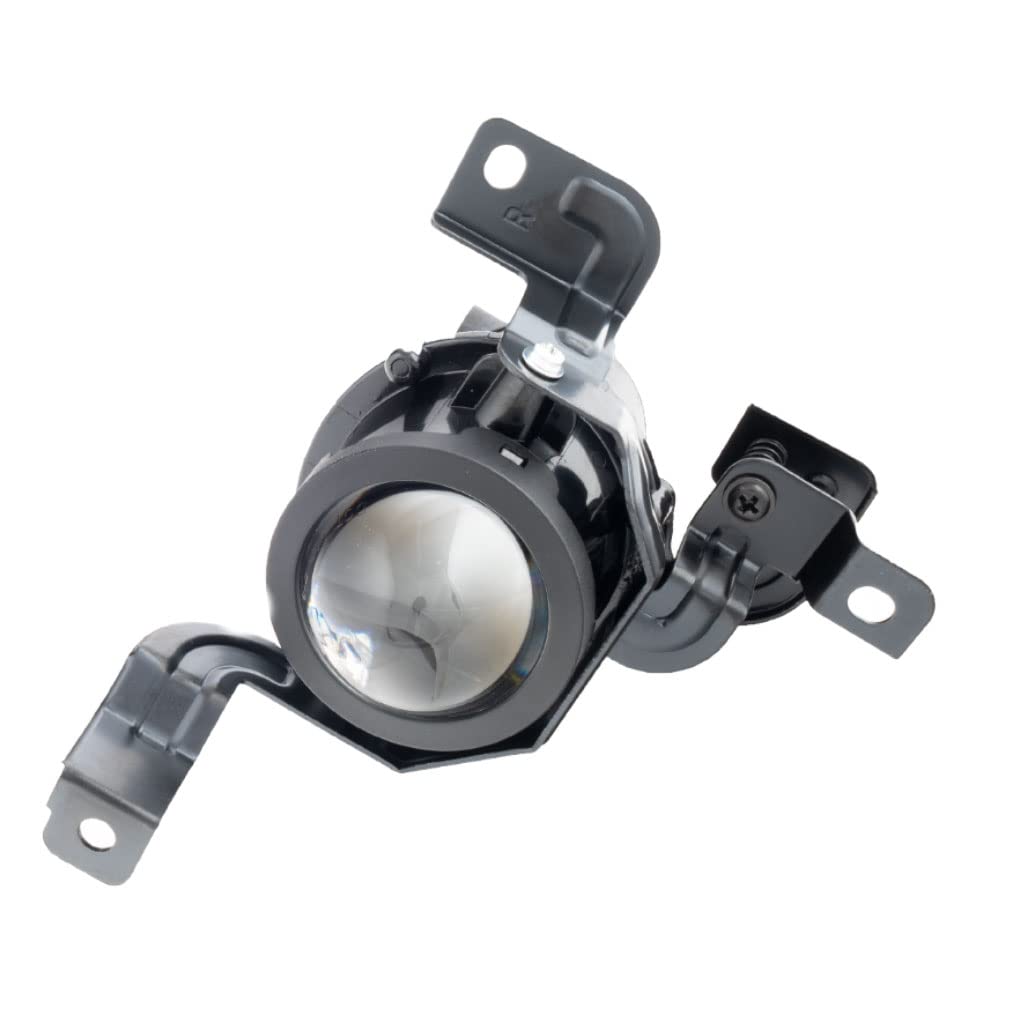 Kia Rio Fog Light Assembly Kit - Compatible with 2018 2019 2020 Models, Chrome Housing with Halogen Bulbs, Left & Right Side Replacement (Perfect for Night Driving & Foggy Conditions)