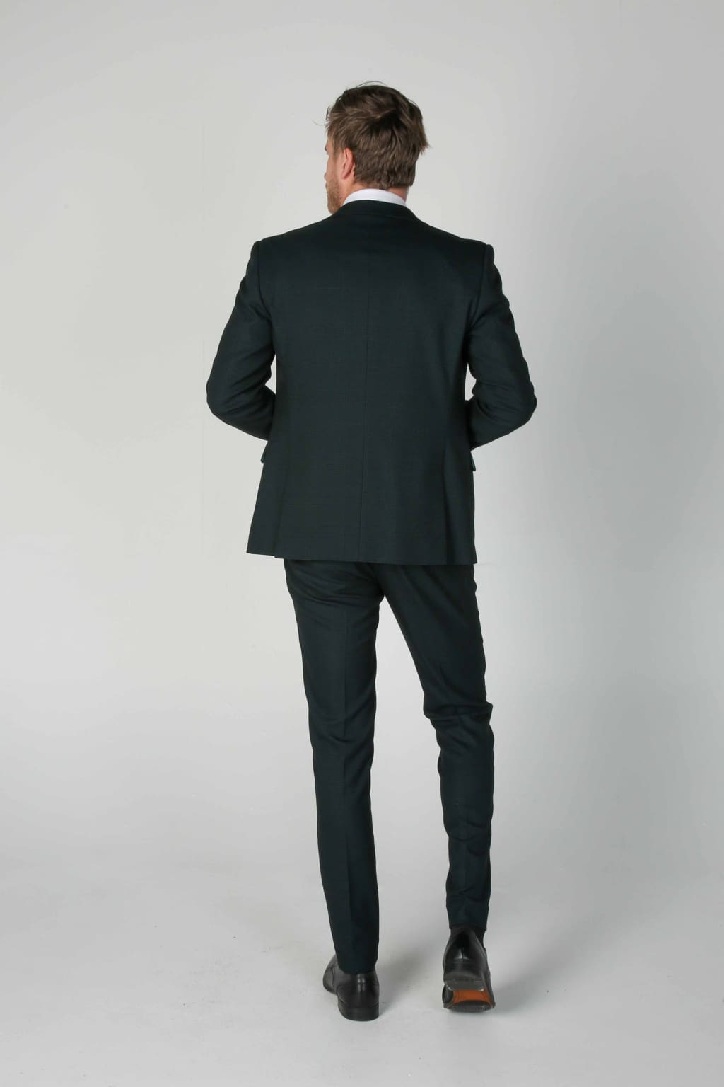 Jasper Green Men's Three Piece Suit | Premium Formal Business Attire | Perfect for Weddings, Office & Special Occasions