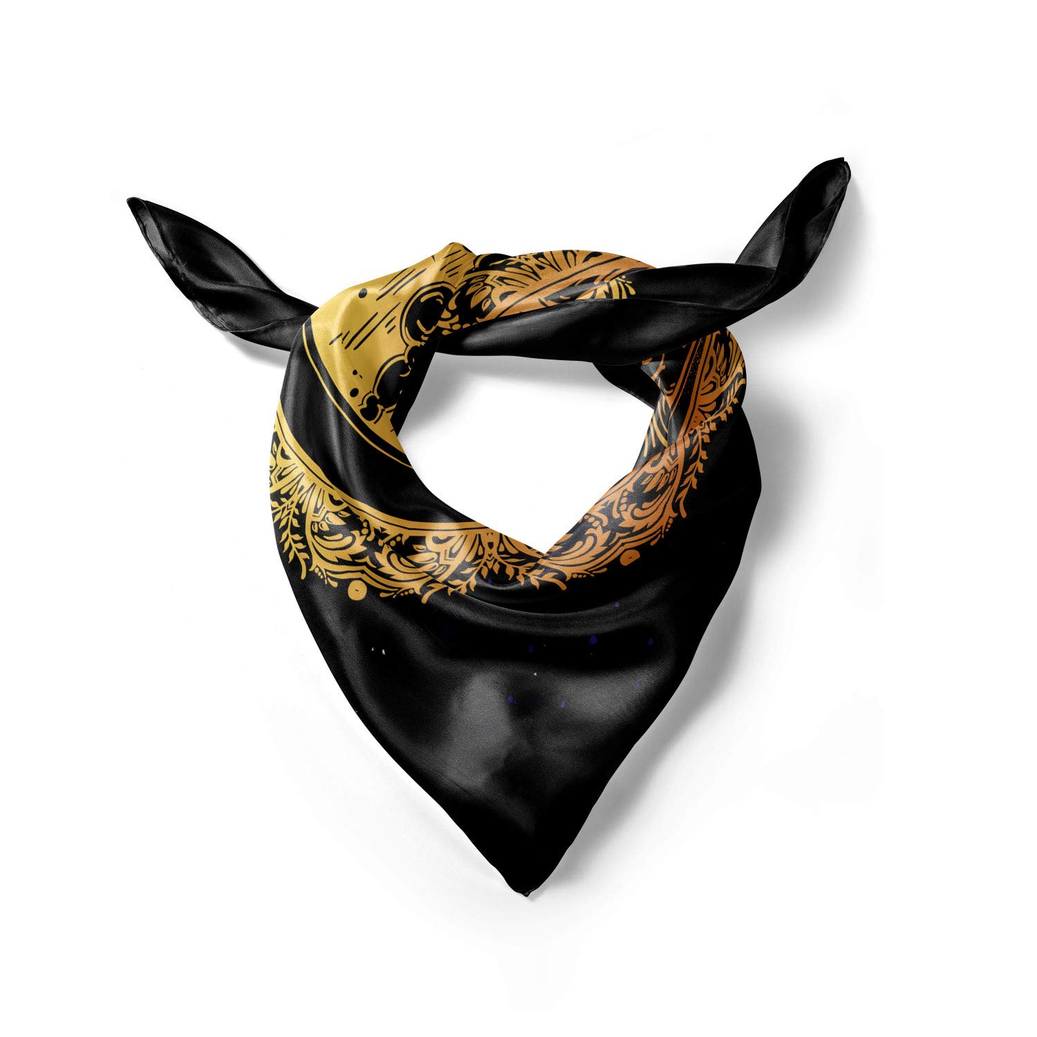 Ambesonne Monstera Head Scarf - Stylish Hair Wrap for Women, Boho Print Bandana - Perfect for Yoga, Beach, Travel & Everyday Fashion Accessory