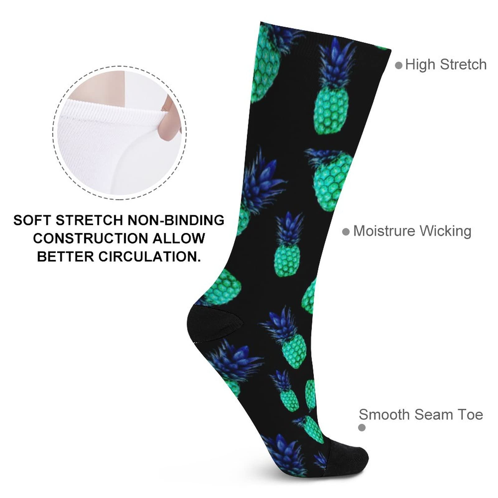Funny Dollar Print Crew Socks - Colorful Novelty Socks for Women & Men | Unisex Crazy Design Socks for Gifts, Parties & Casual Wear