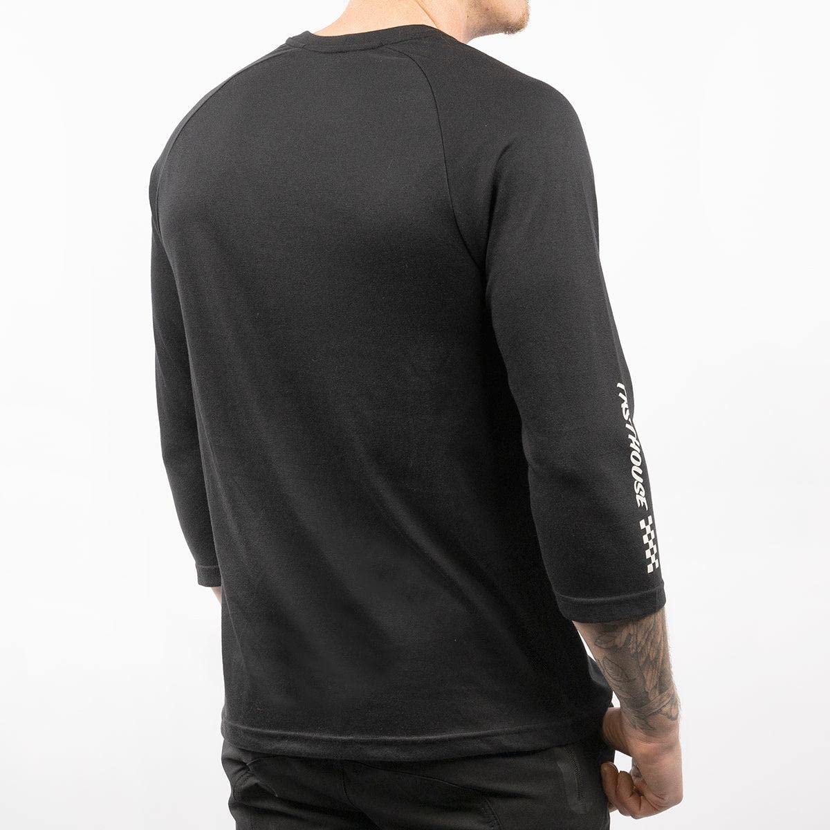 FASTHOUSE Rush Raglan Tech Tee - Moisture Wicking Performance T-Shirt for Men - Gym, Running & Outdoor Activities