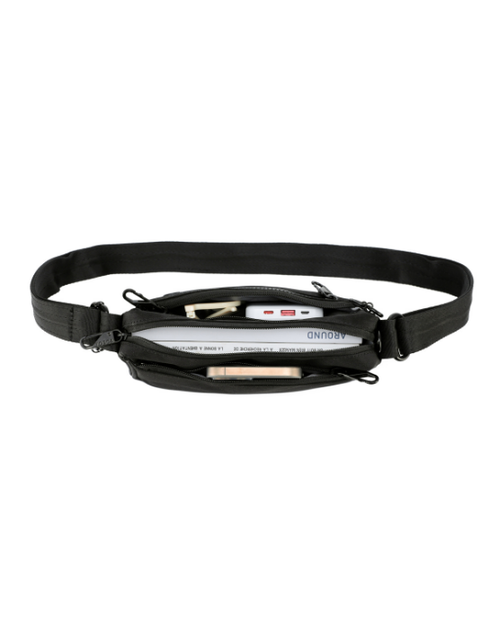 TOSCA TCA980 Anti Theft Side Bag - Secure Crossbody Shoulder Bag for Travel, Commuting & Daily Use - Black