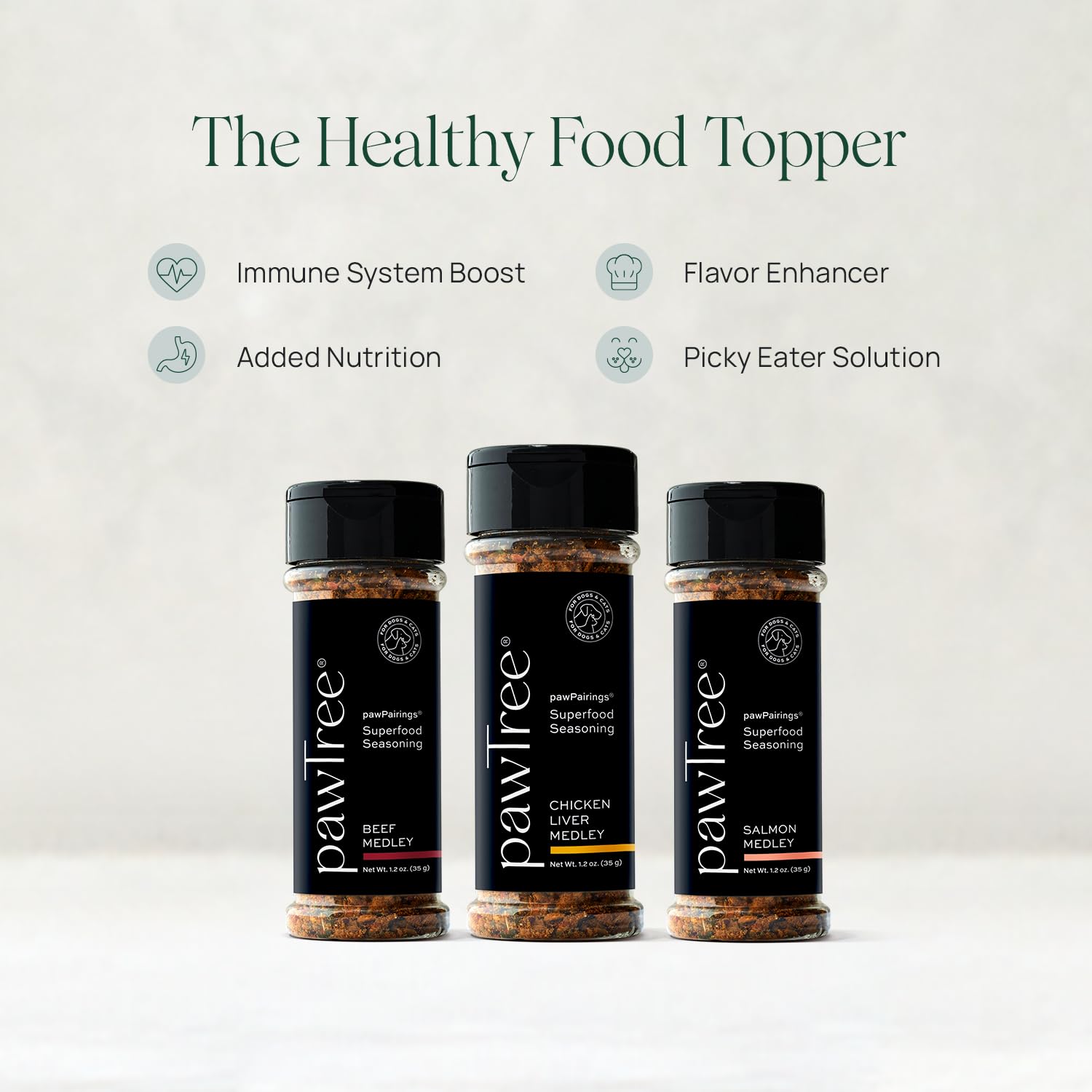 PawTree Freeze-Dried Beef Protein Toppers for Dogs & Cats - Natural Appetite Booster & Flavor Enhancer | Healthy Food Seasoning for Picky Eaters | Perfect for Kibble, Wet Food & Homemade Meals
