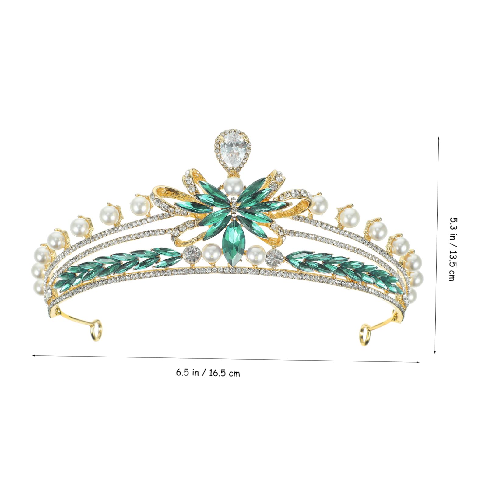 Sparkling Rhinestone Crown for Women | Elegant Bridal Hair Accessories | Crystal & Pearl Wedding Headband | Perfect for Brides, Prom, Pageants & Special Occasions