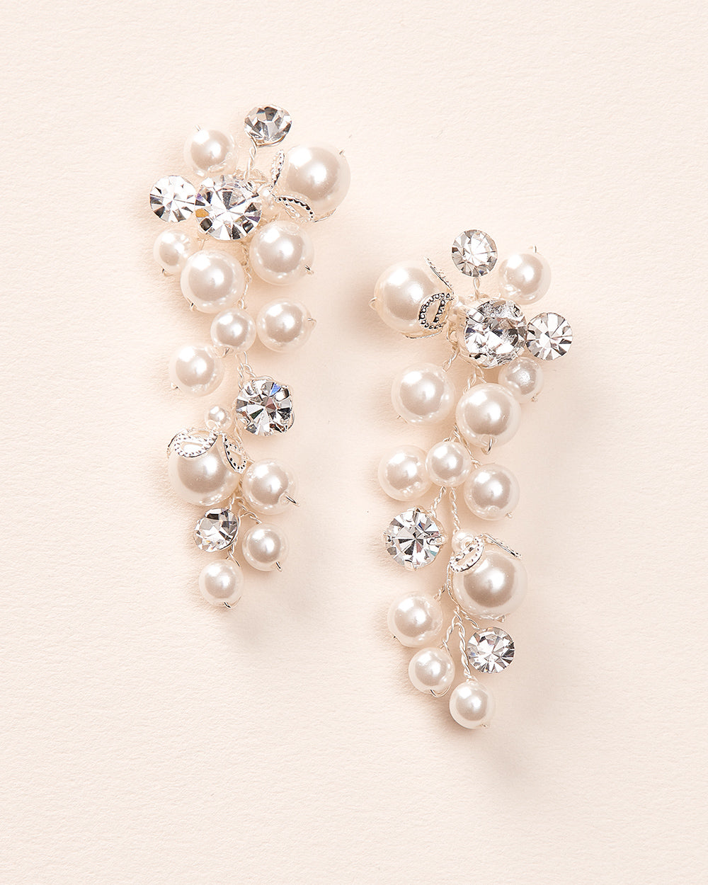 Bianca Pearl Earrings for Women - Elegant White Freshwater Pearl Stud Earrings - Perfect for Weddings, Parties & Everyday Wear