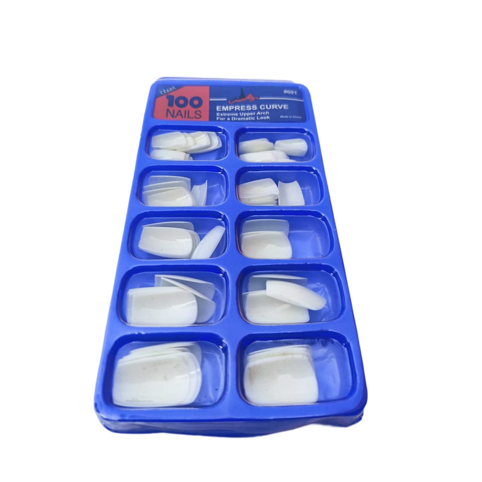 AIR BEAUTY 100PC Fake Nails with Glue - Acrylic Full Cover Press on Nails Kit, Short Square False Nails for Women, Easy to Apply at Home, Perfect for Parties, Weddings & Daily Wear