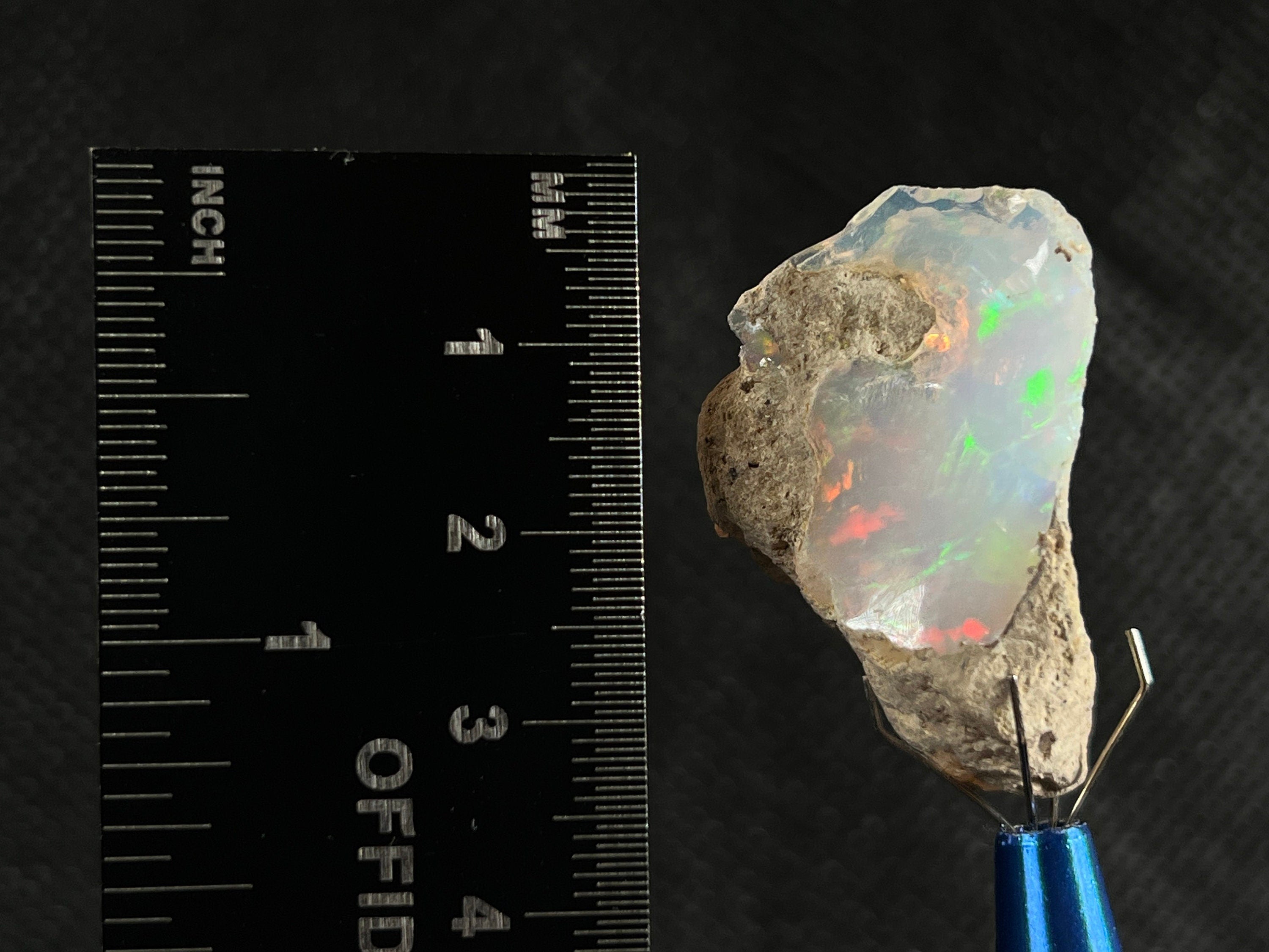 Premium 4A+ Welo Opal Raw Crystal - Certified Cutting Grade Opal for Jewelry Making (50624) - Perfect for Rings, Necklaces & Handcrafted Gemstone Designs