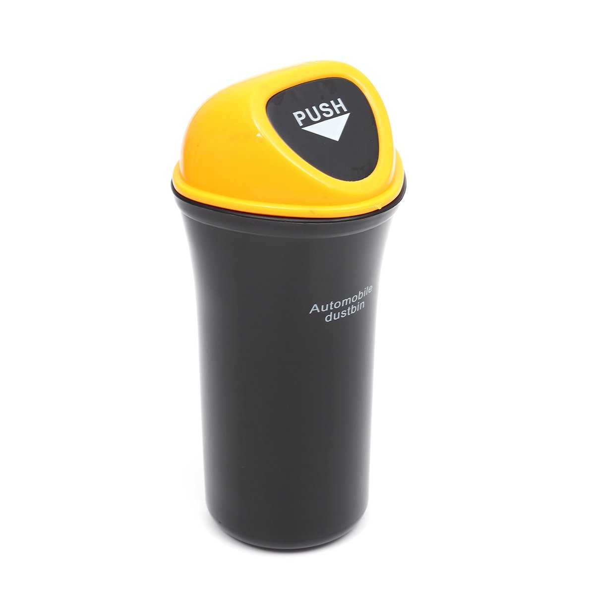 Leakproof Car Trash Can - Auto Vehicle Garbage Bin with Lid, Yellow (for Sedan, SUV, Truck & Road Trip Essentials)