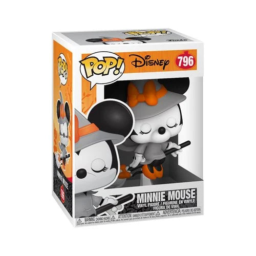Disney Halloween Witchy Minnie Pop! Vinyl Figure #796 - Funko Pop Collectible for Disney Fans, Halloween Decor & Gift Idea