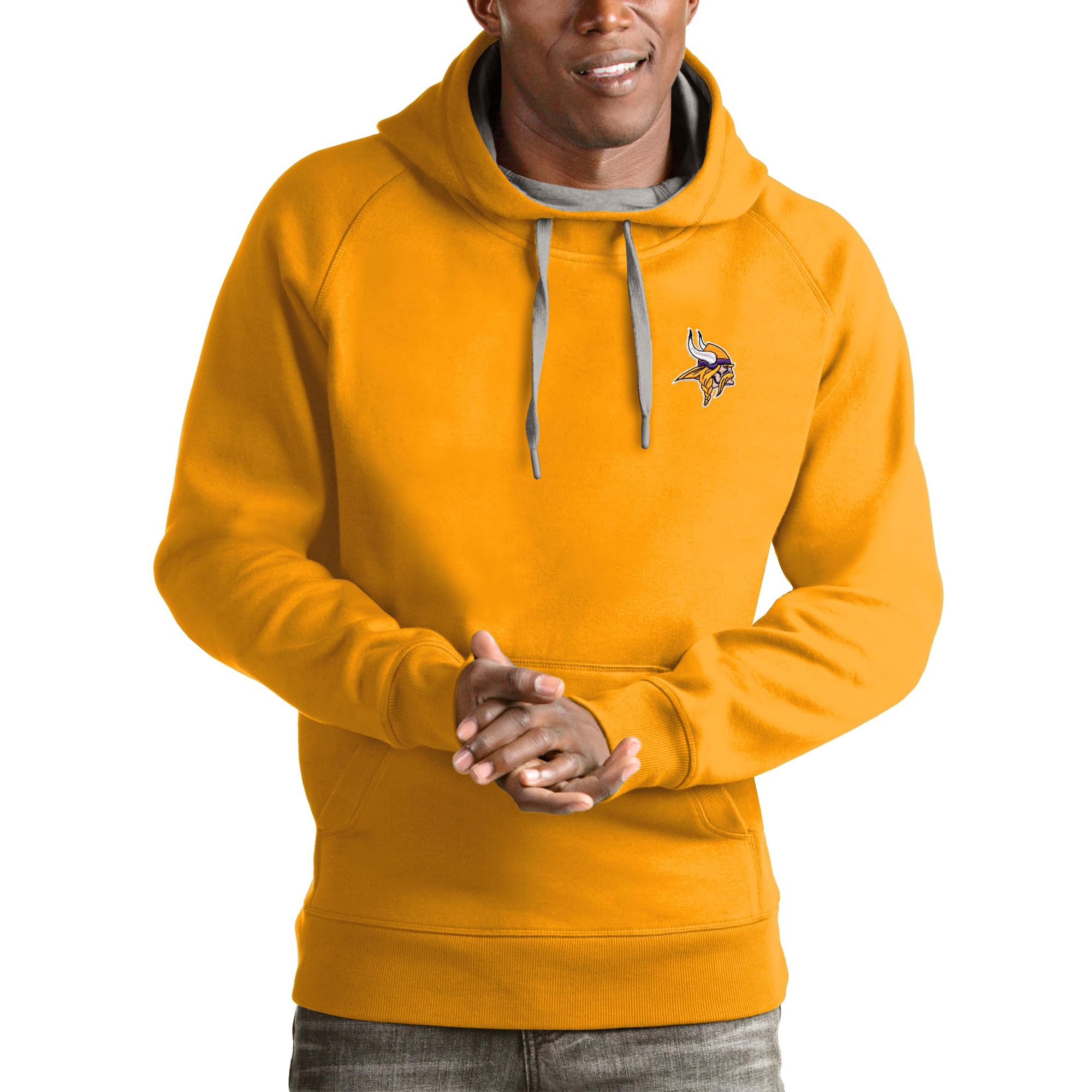 Antigua Men's Fleece Hoodie - Soft & Comfortable Pullover for Casual Wear, Outdoor Activities & Gym - Perfect for Fall & Winter Seasons
