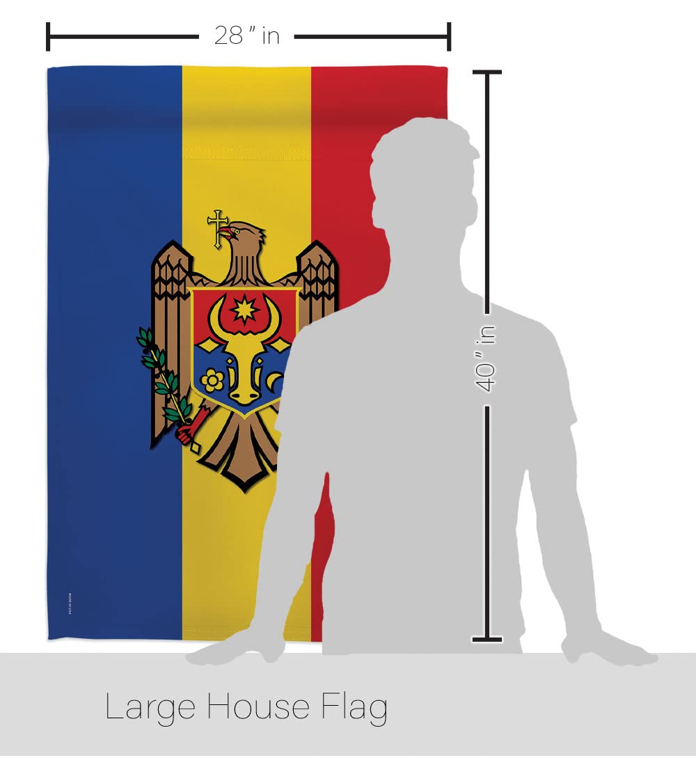 Moldova National Flag Set 28