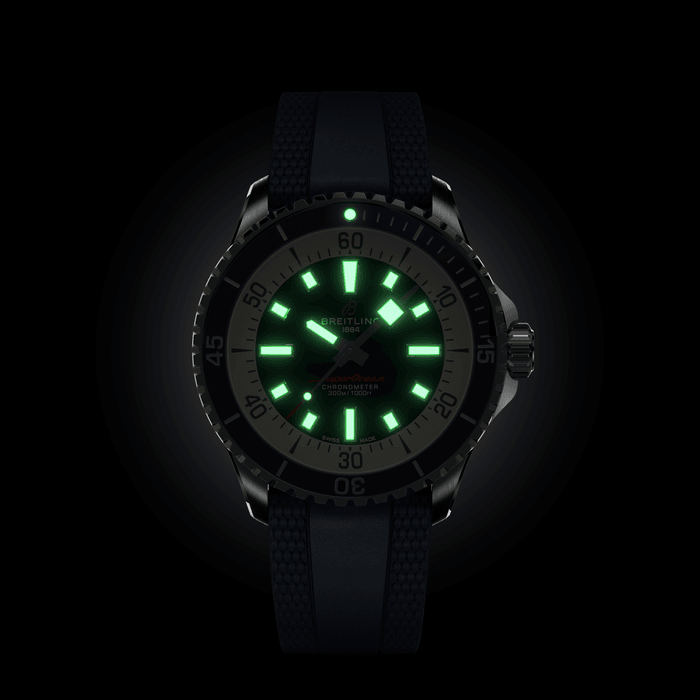 Breitling SUPEROCEAN Automatic 46mm Stainless Steel Men's Diving Watch - Luxury Waterproof Timepiece for Scuba Diving, Swimming & Outdoor Adventures