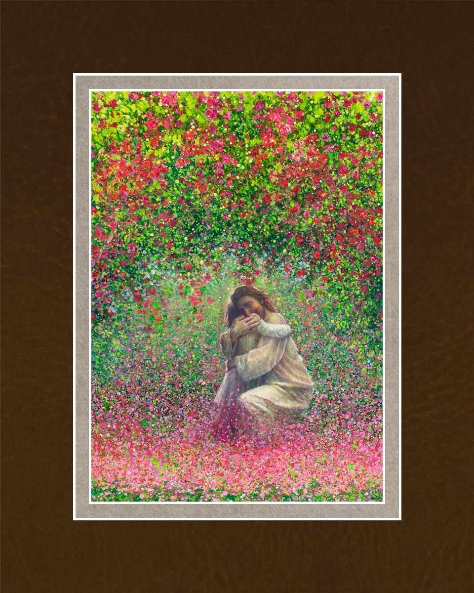Here In My Arms By Yongsung Kim - Inspirational Christian Wall Art Print for Home & Office Decor - Perfect for Living Room, Bedroom, Church Gift