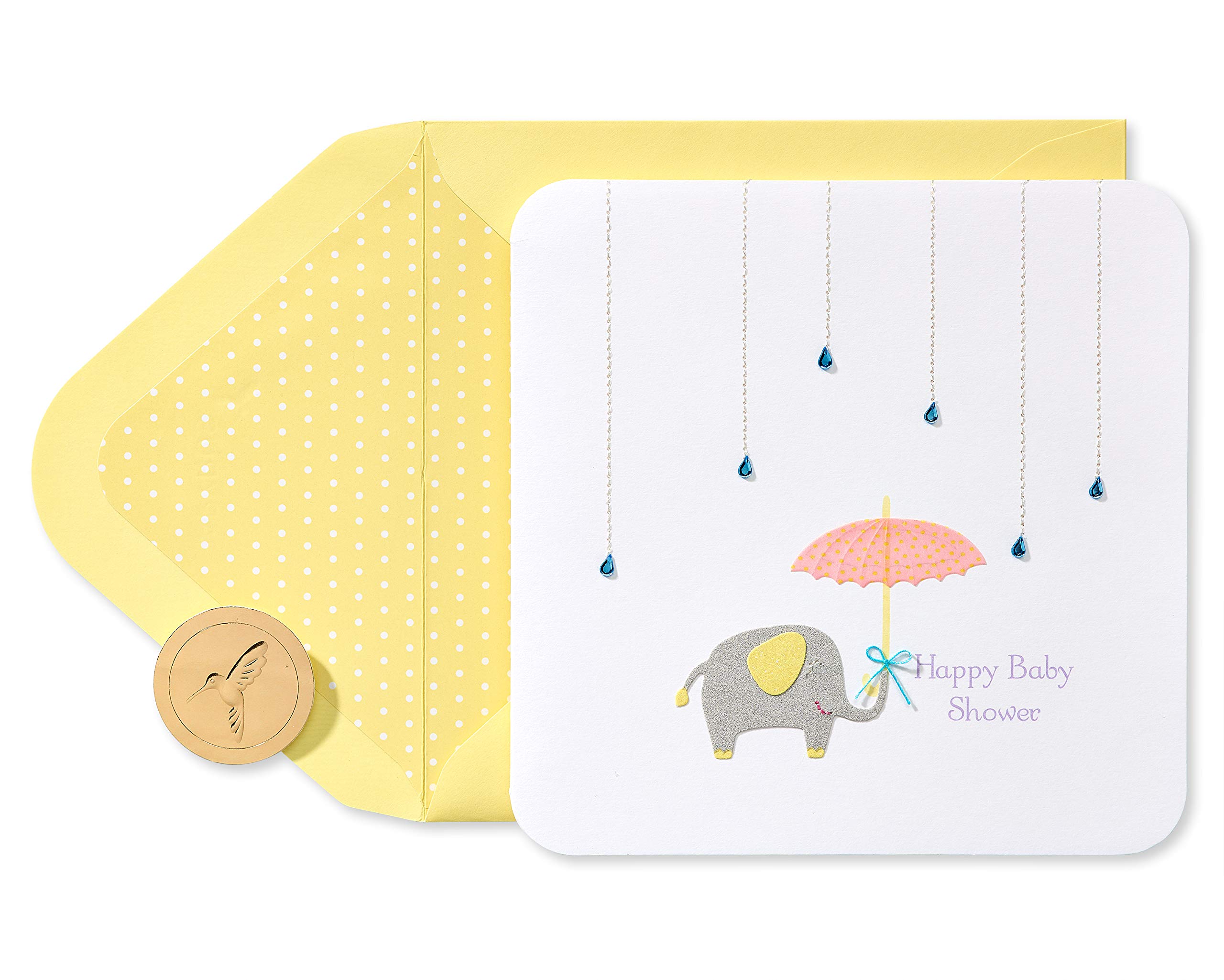 Papyrus Baby Shower Greeting Card - Abundance of Good Wishes - Perfect for Newborn Celebrations, Gender Reveals & Nursery Decor