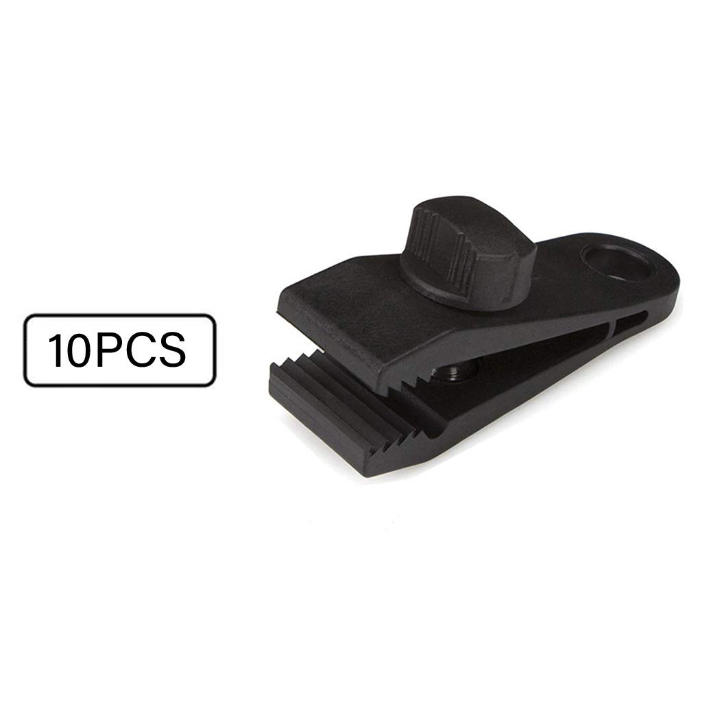 Heavy Duty Reusable Linoleum & Tarpaulin Clips with Screws - Secure Covers for Boats, Trucks, Camping & Outdoor Equipment