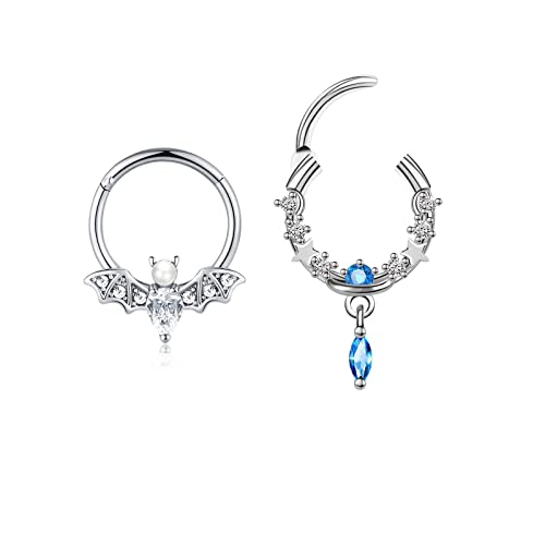 C-2Pcs-Dangle Silver